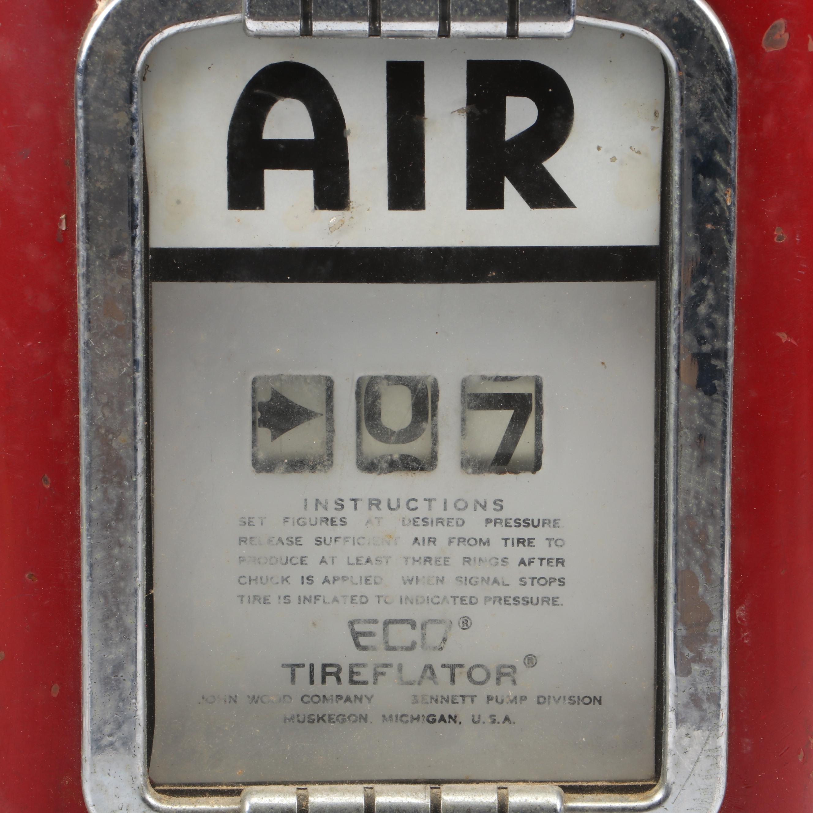 John Wood Co. Eco Tireflater Air Meter, Mid-20th Century