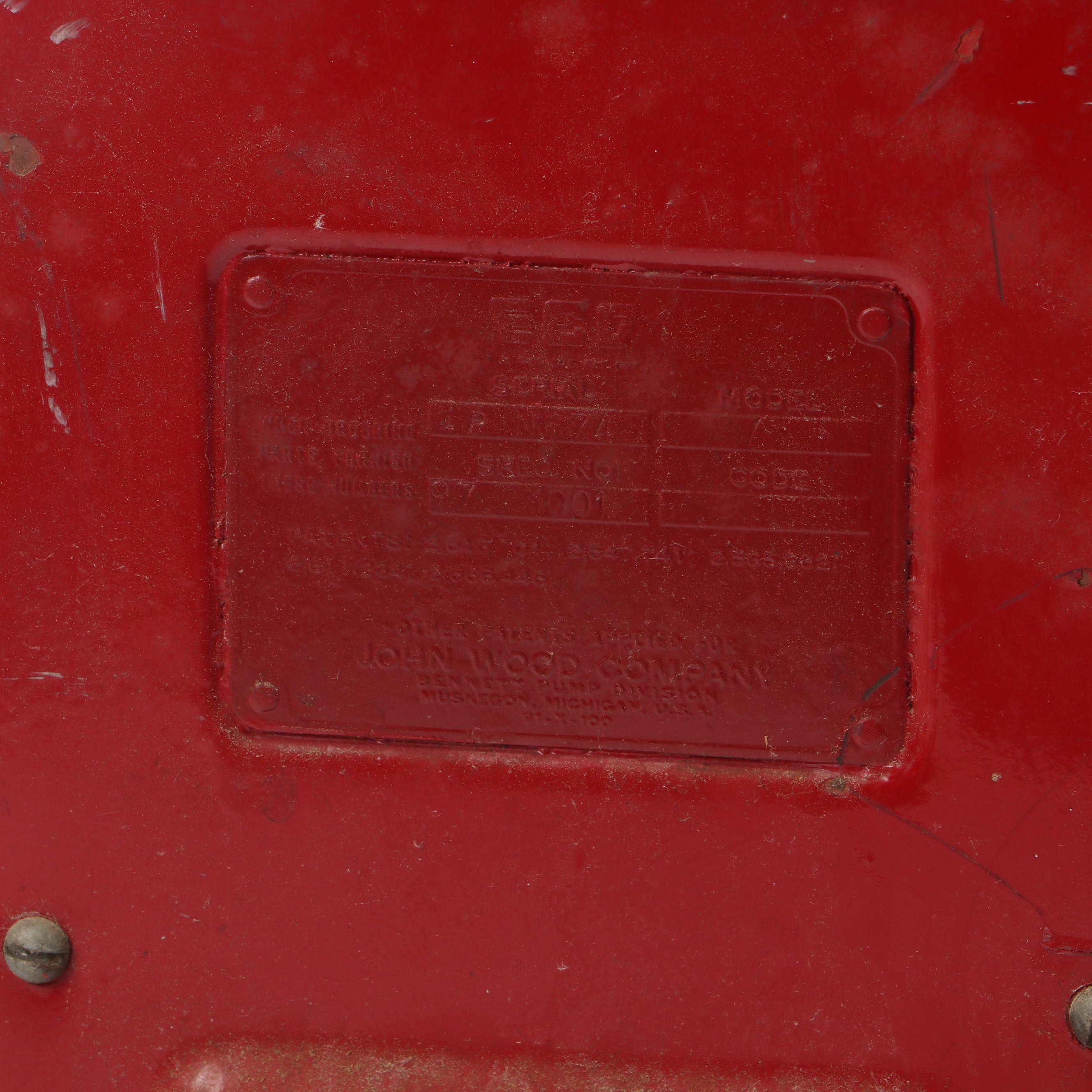 John Wood Co. Eco Tireflater Air Meter, Mid-20th Century