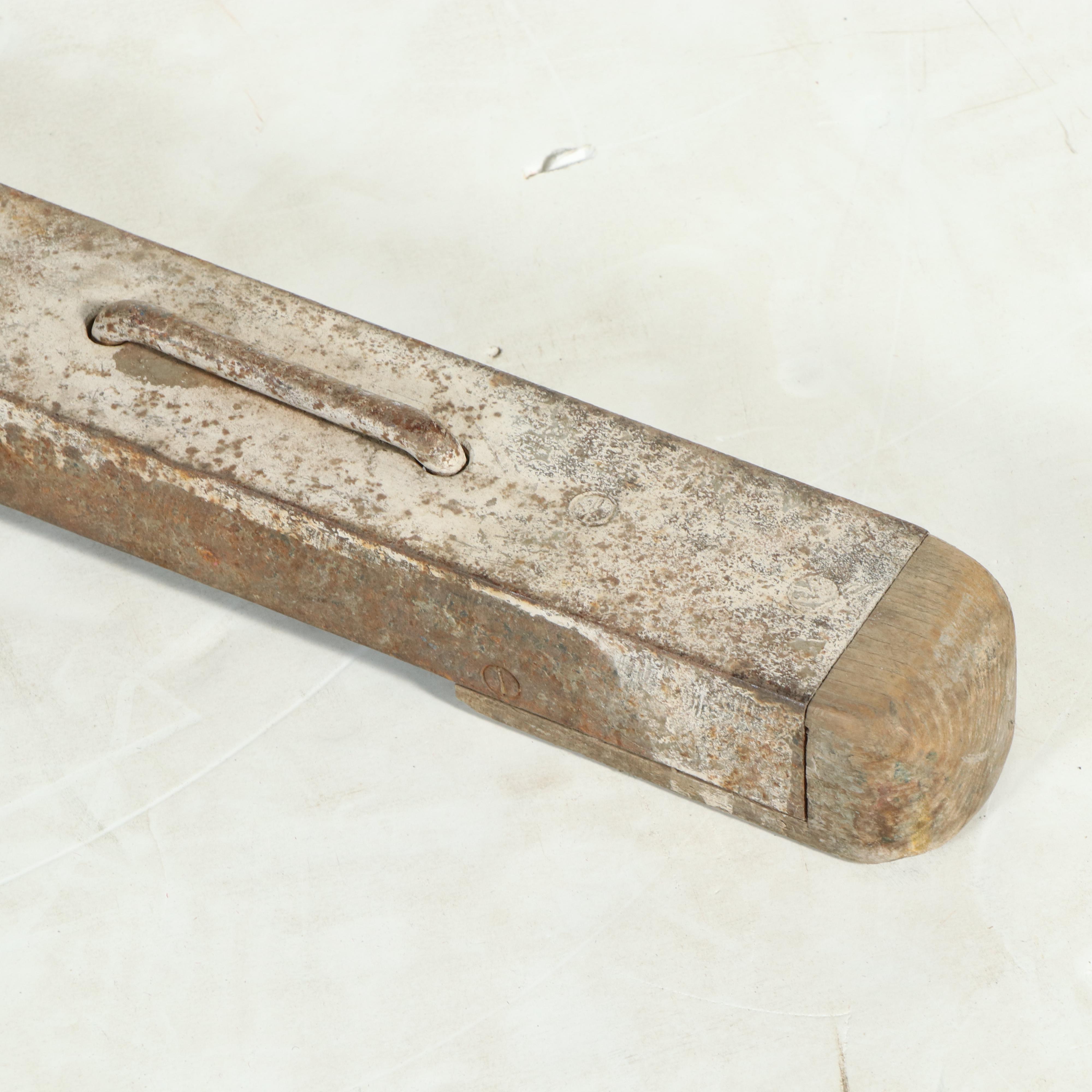 J. Seidl East European Gym Buck Pommel on Iron Stand, 20th C.