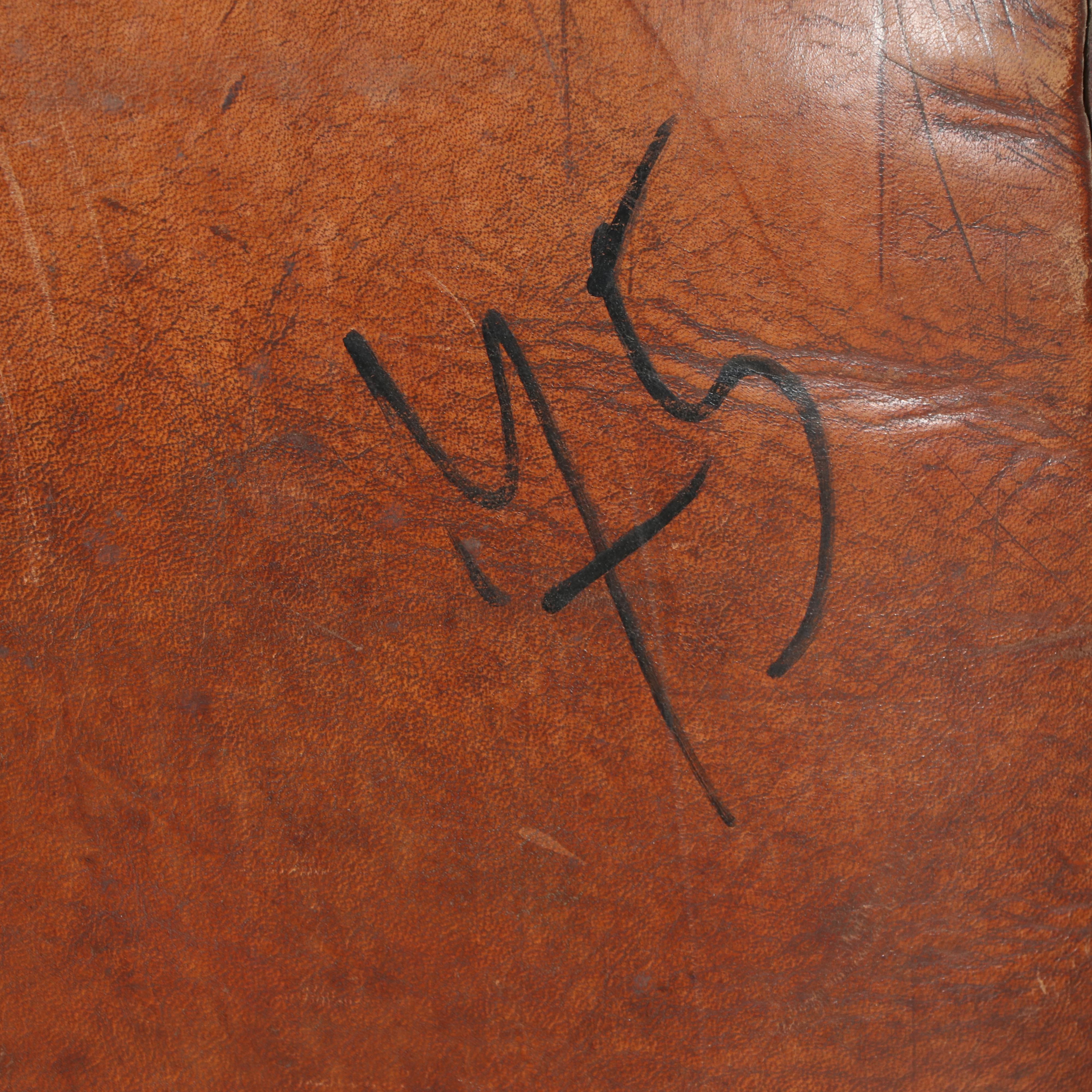 J. Seidl East European Gym Buck Pommel on Iron Stand, 20th C.