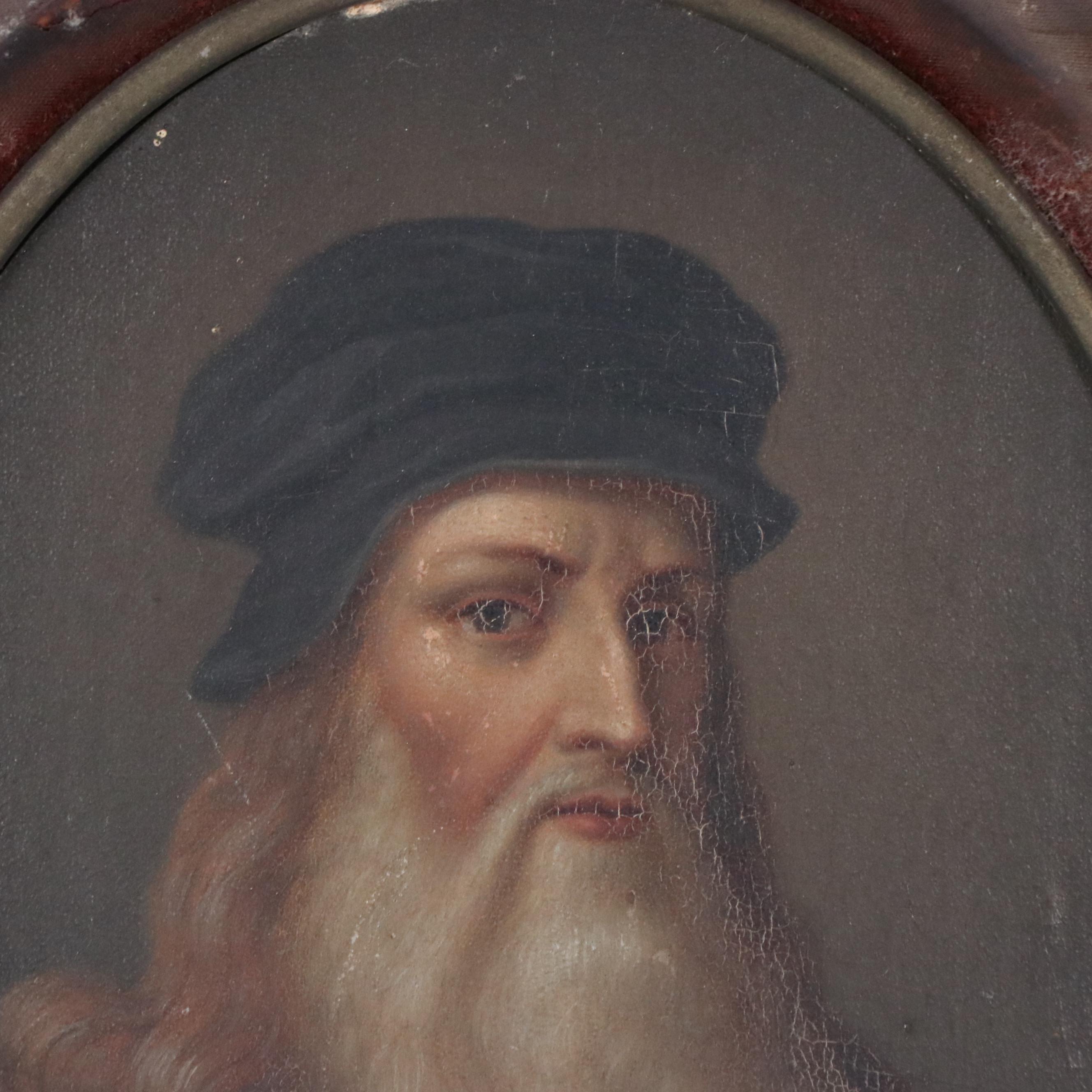 Portrait Oil Painting of Old Man
