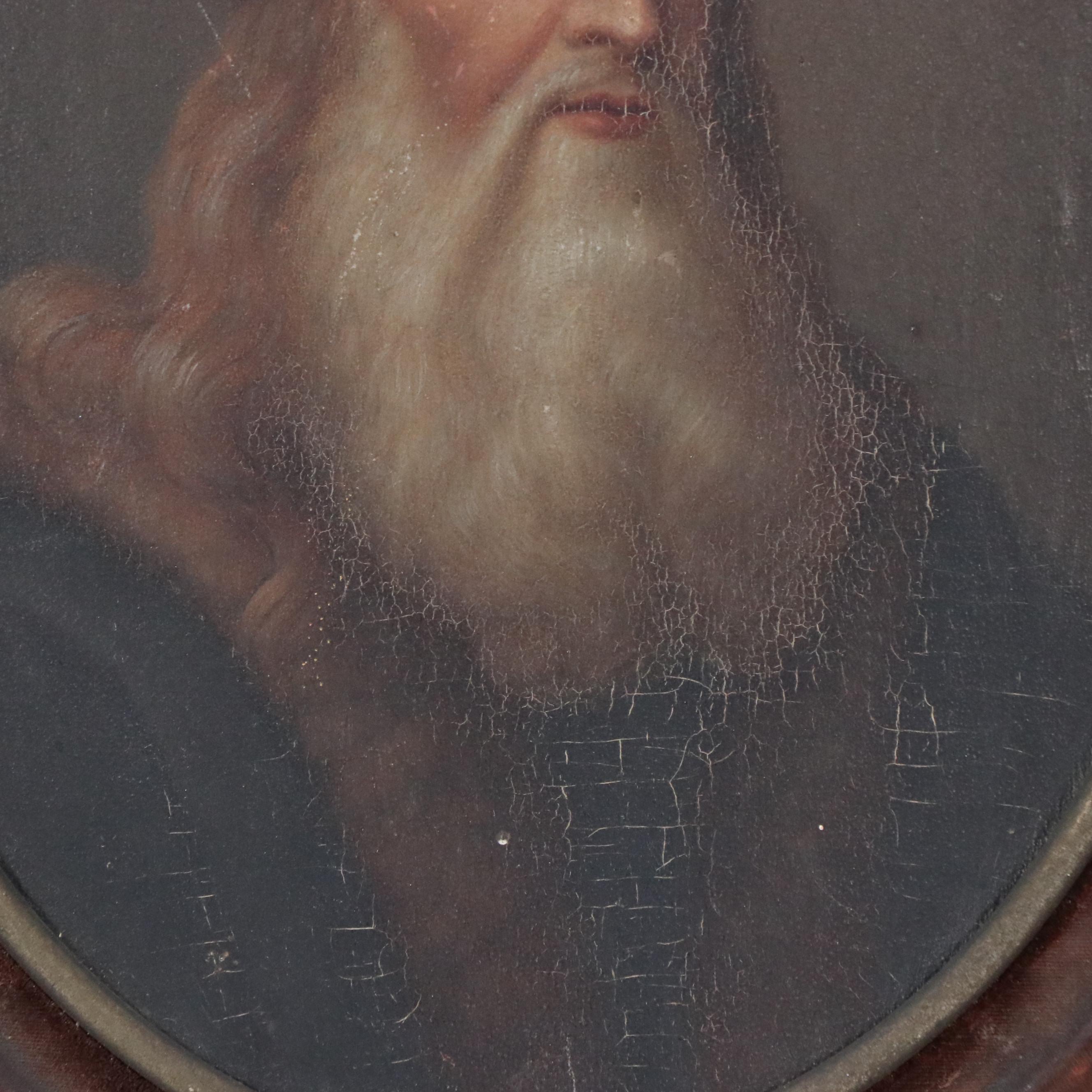 Portrait Oil Painting of Old Man