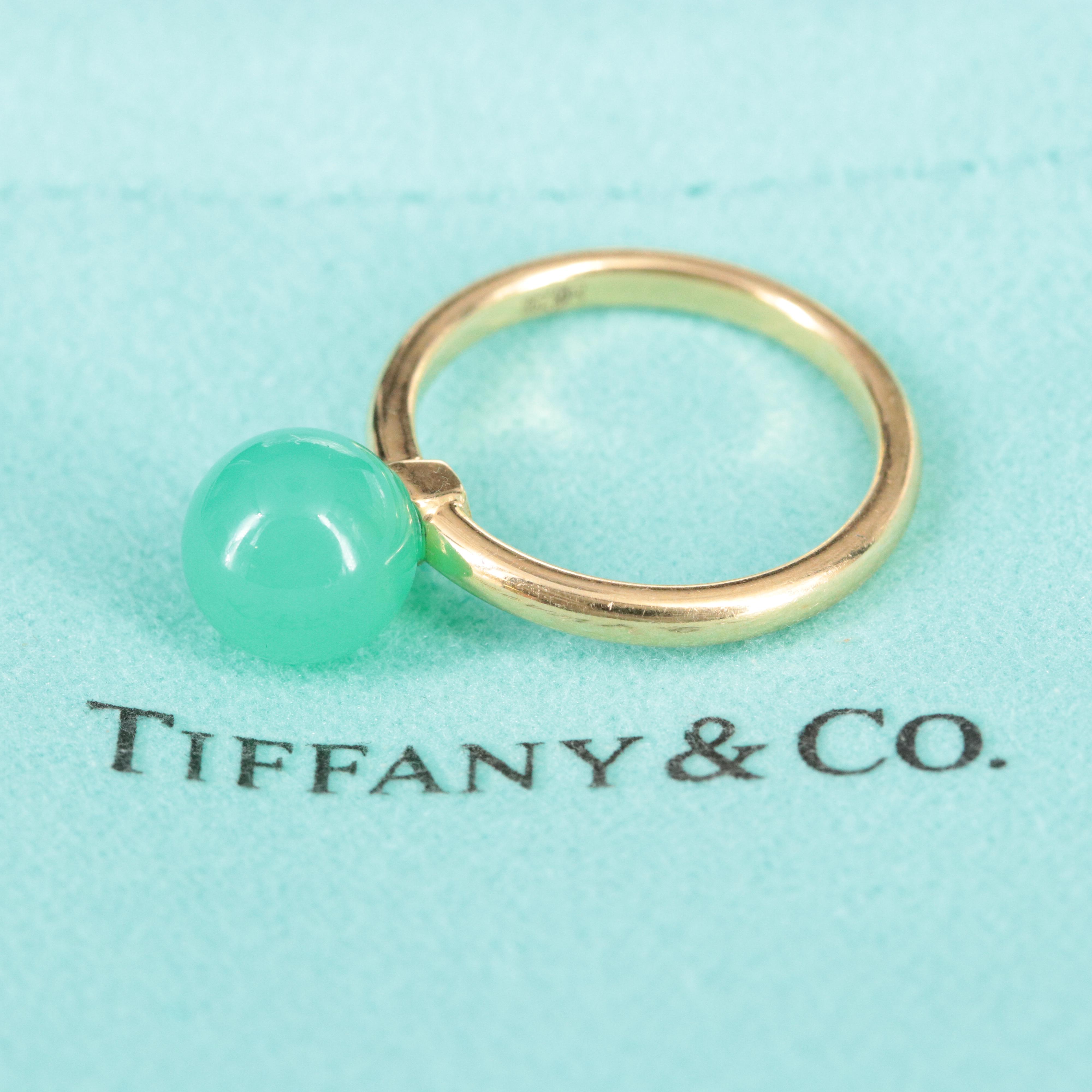 Tiffany & Co. HardWear 18K Chrysoprase Ball Ring