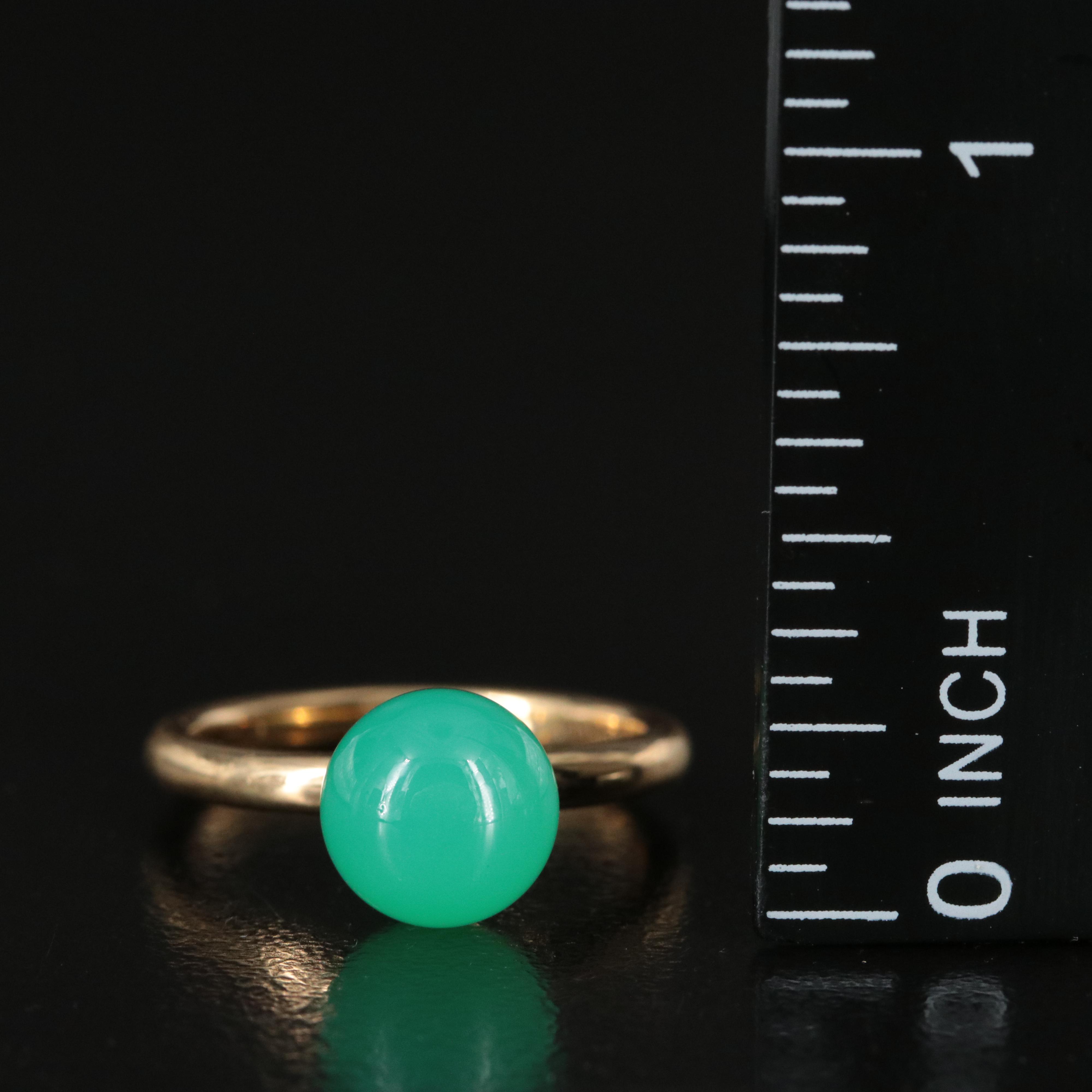 Tiffany & Co. HardWear 18K Chrysoprase Ball Ring