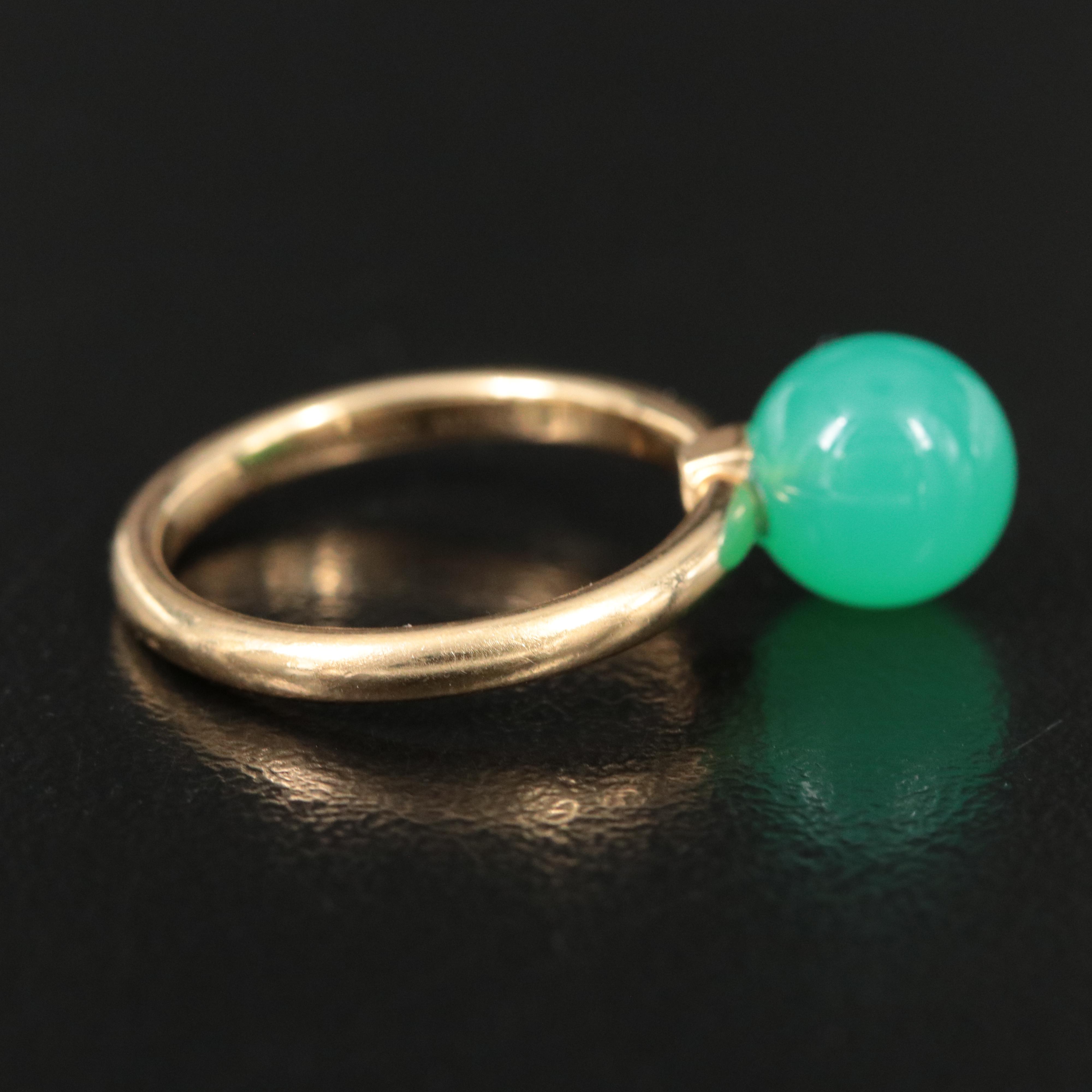 Tiffany & Co. HardWear 18K Chrysoprase Ball Ring