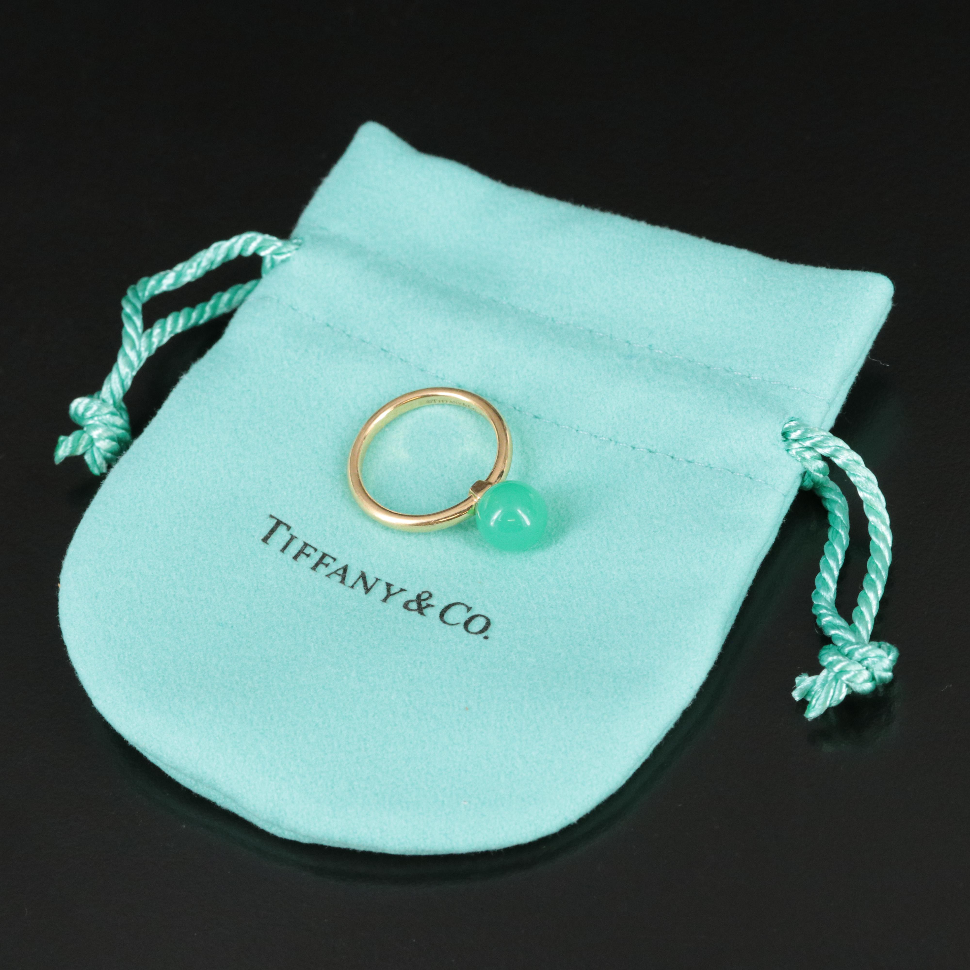 Tiffany & Co. HardWear 18K Chrysoprase Ball Ring