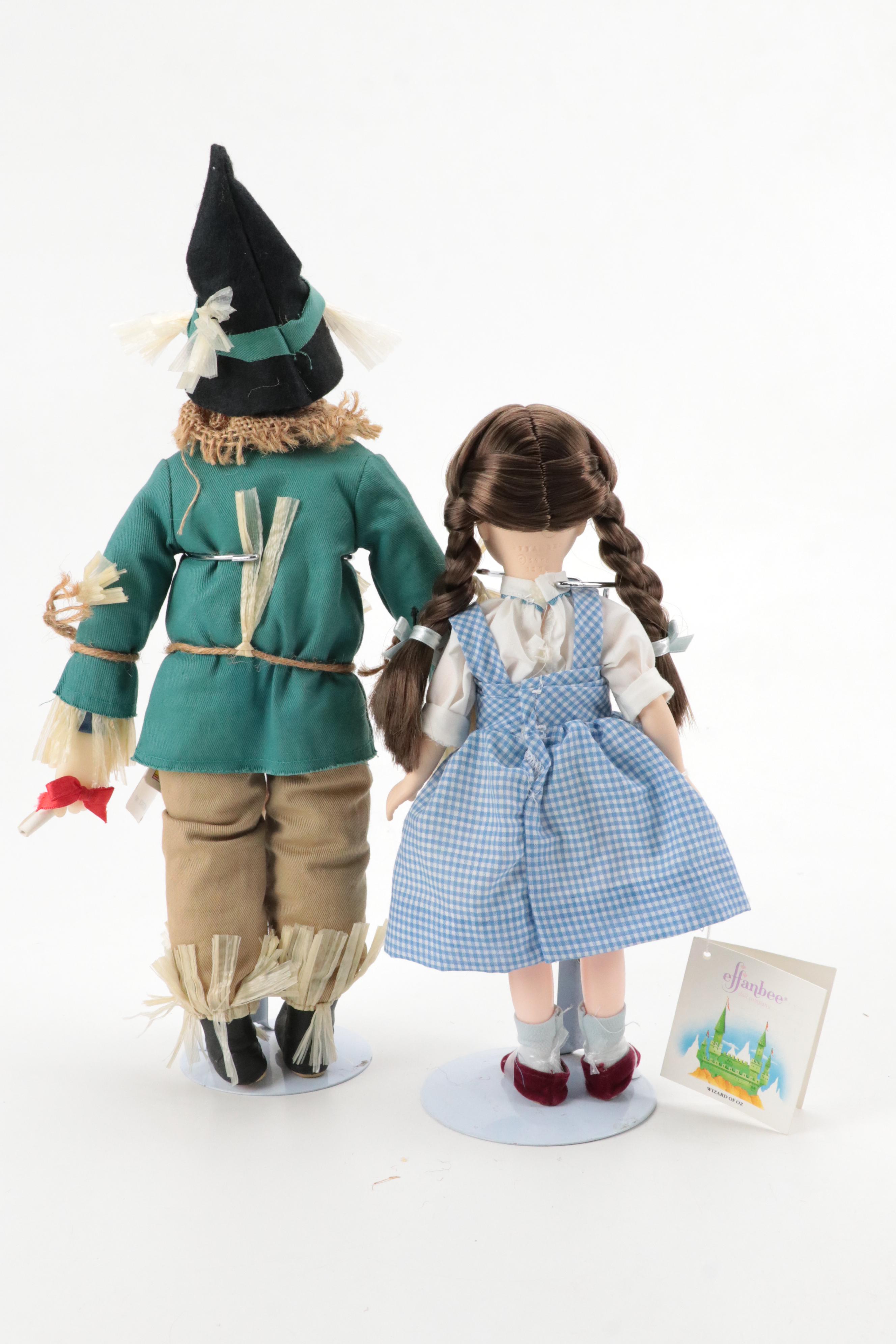 Presents Wizard of Oz "Lion," "Scarecrow," "Tin Man" and More with Other Doll