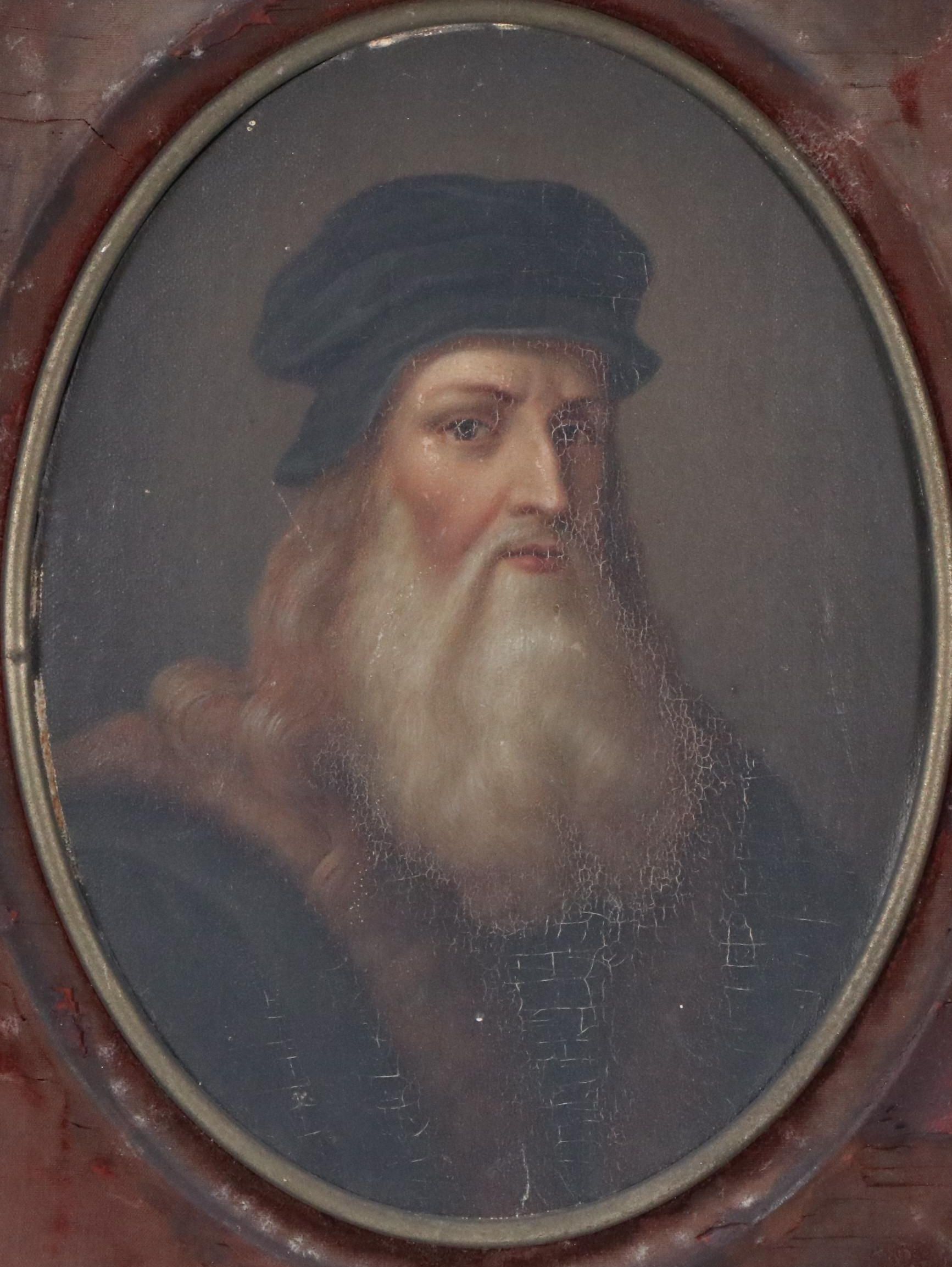 Portrait Oil Painting of Old Man