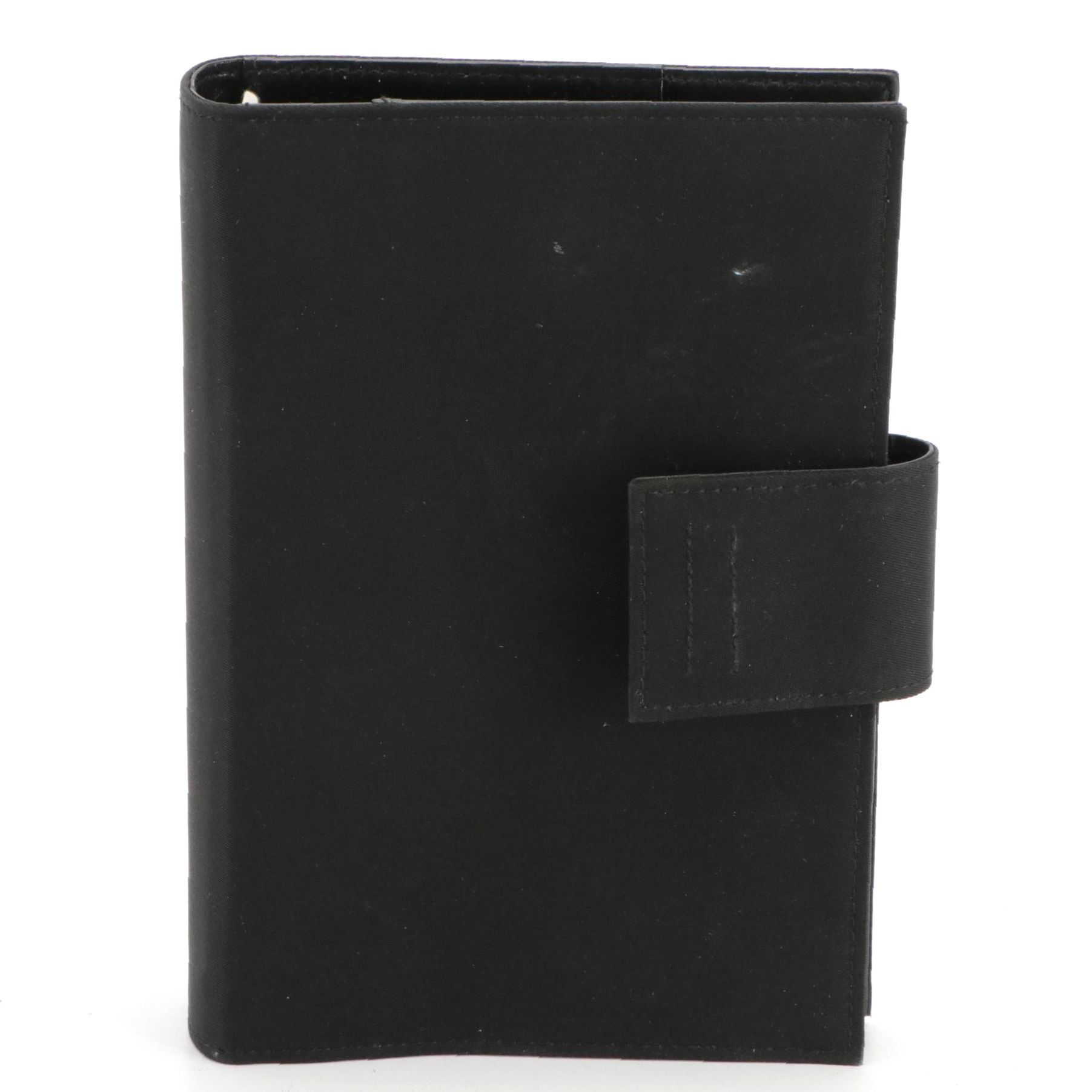 Prada Black Nylon and Leather Agenda Cover