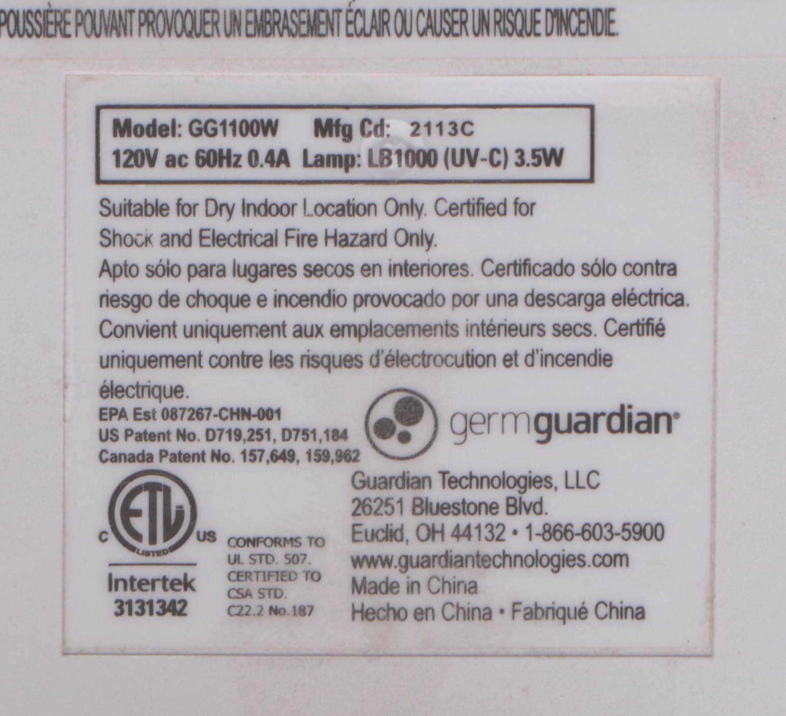 Pair of GermGuardian Pluggable UV-C Air Sanitizers