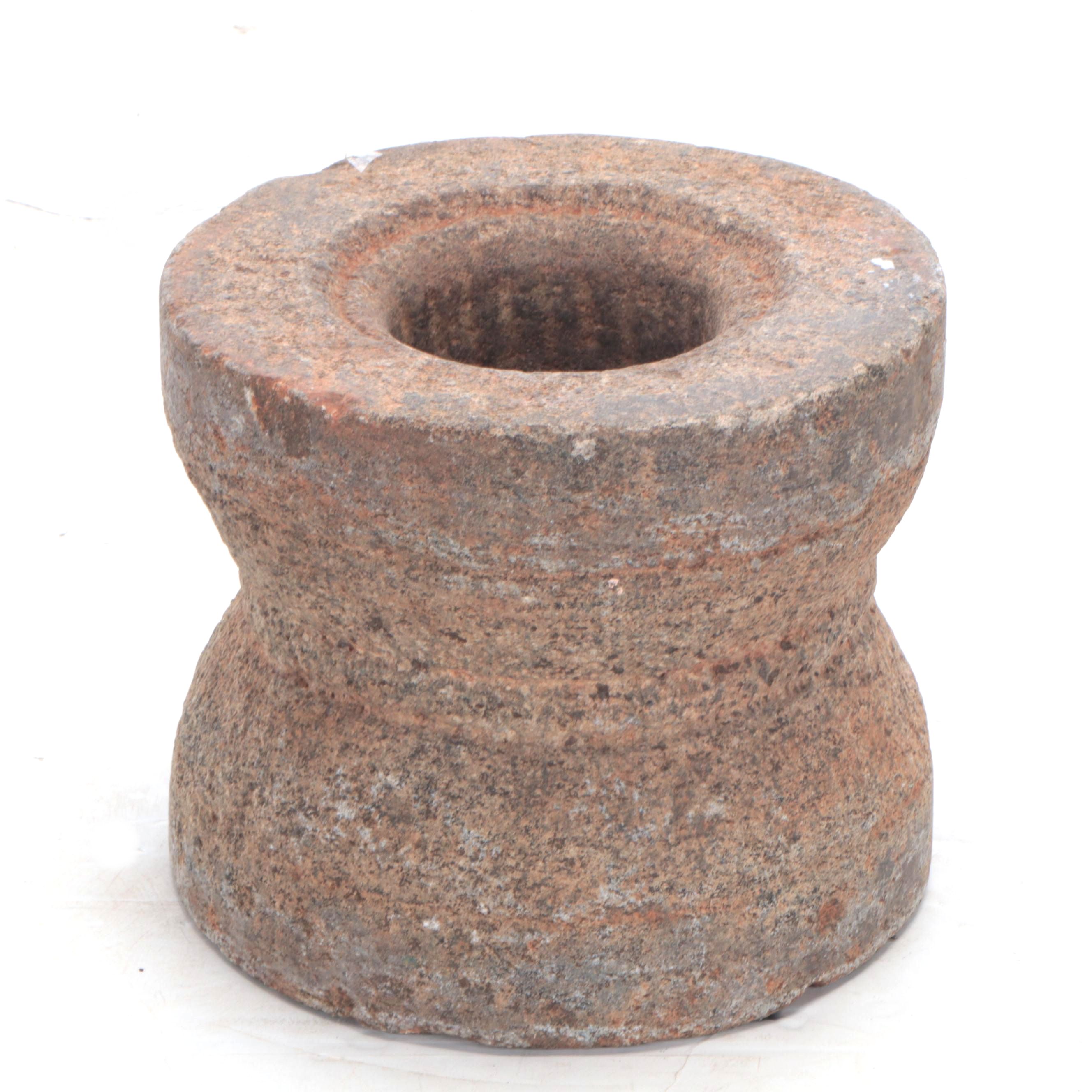 Stone Pestle or Mill Pot
