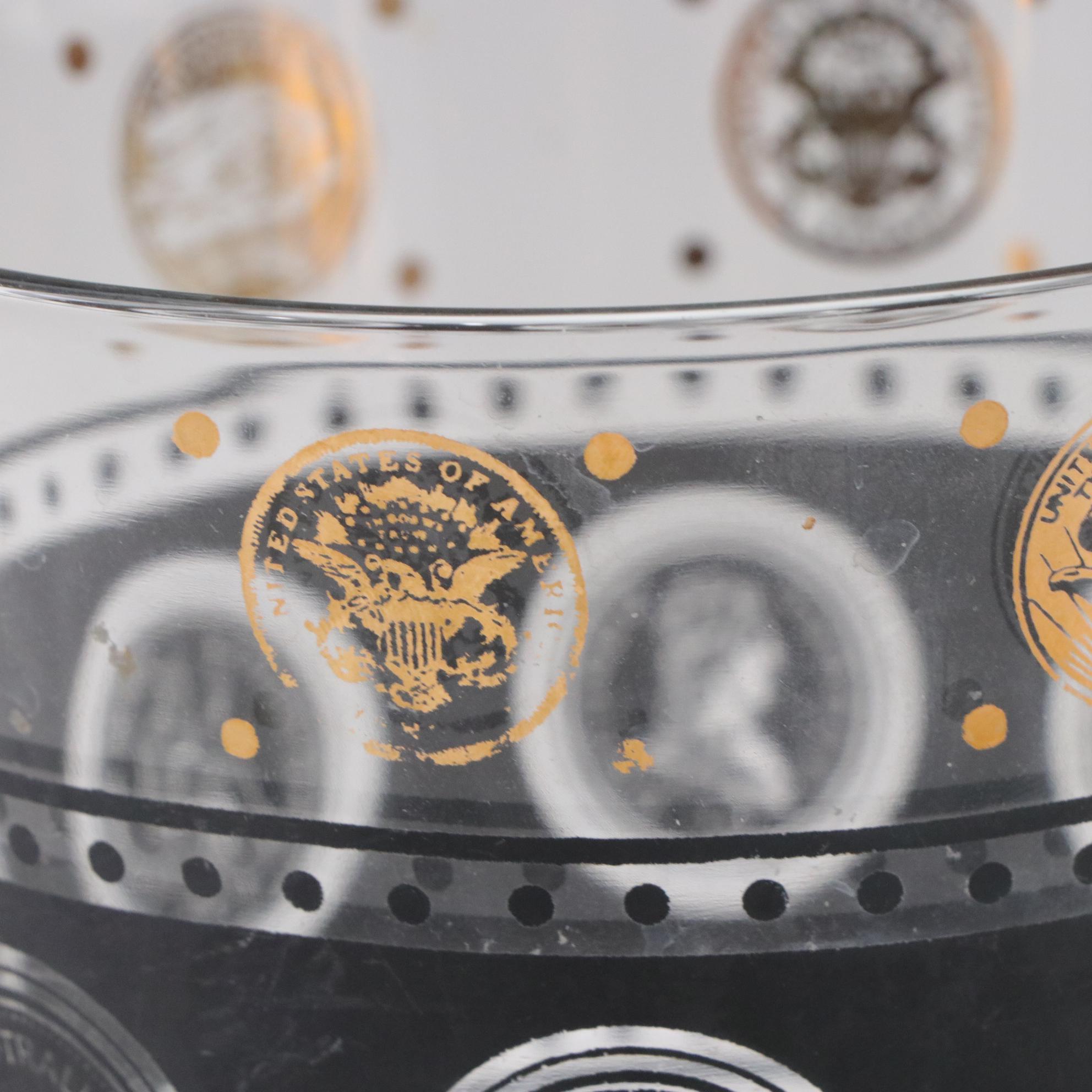 Fenton Black Glass Vase with Libbey "Silver Foliage" Glasses and More