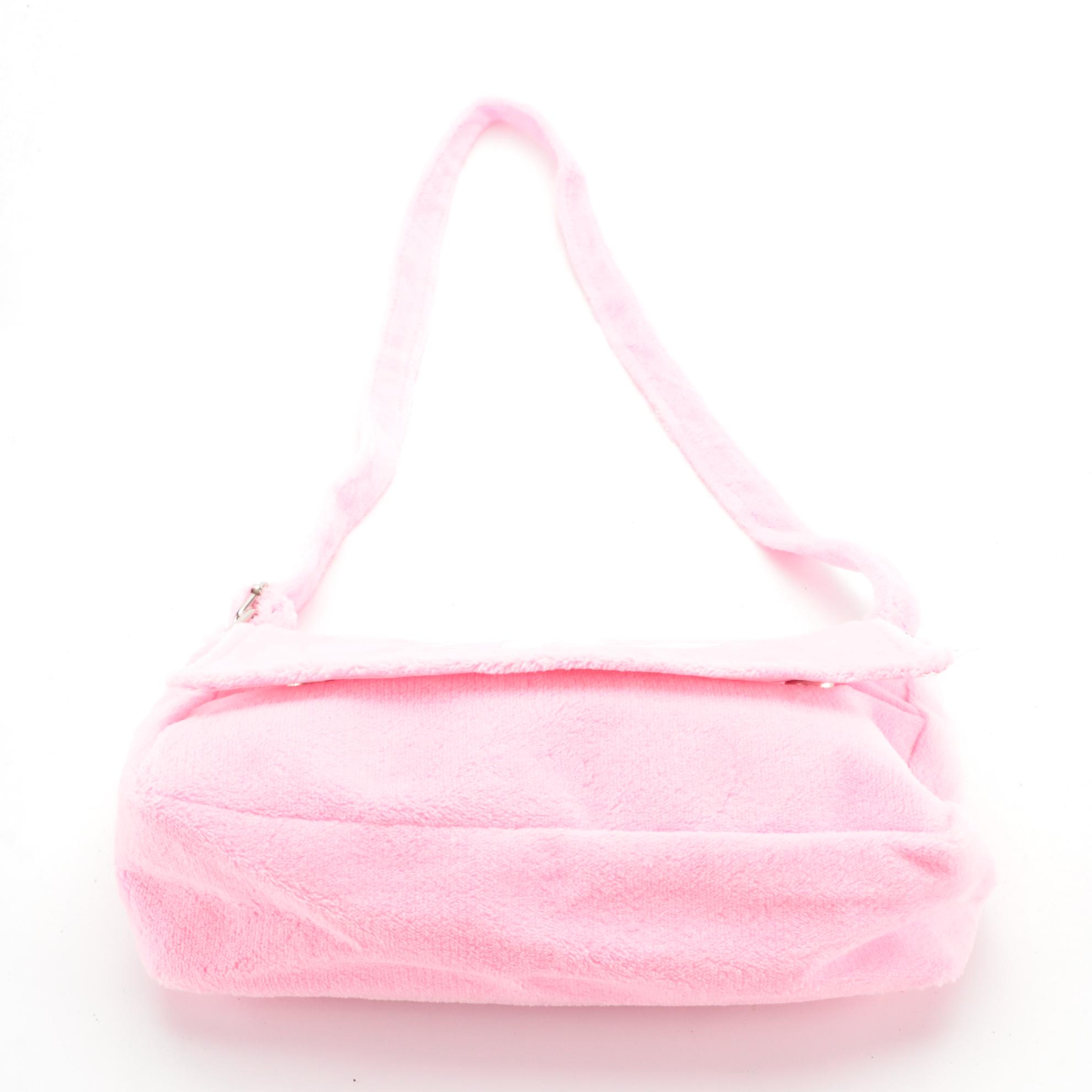 Chanel Précision Bright Pink Fuzzy Flap-Front Crossbody Bag