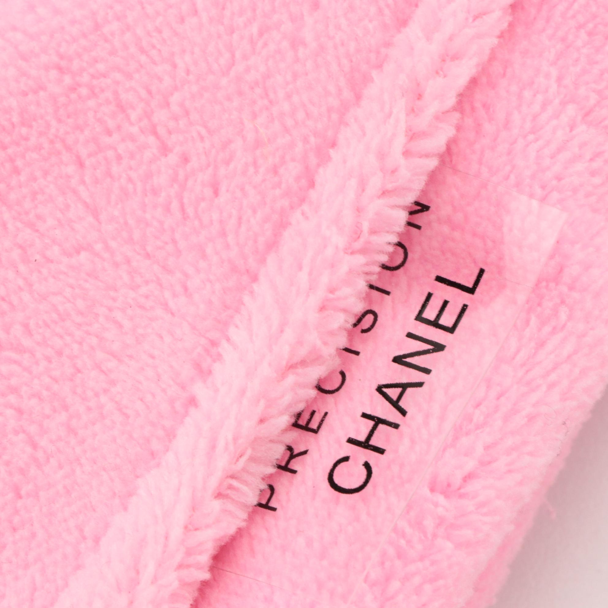 Chanel Précision Bright Pink Fuzzy Flap-Front Crossbody Bag