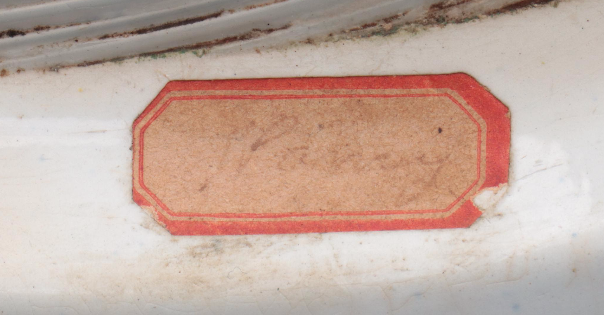 Andrew Stevenson Staffordshire "Tunbridge Castle Surry" Blue Transfer Platter