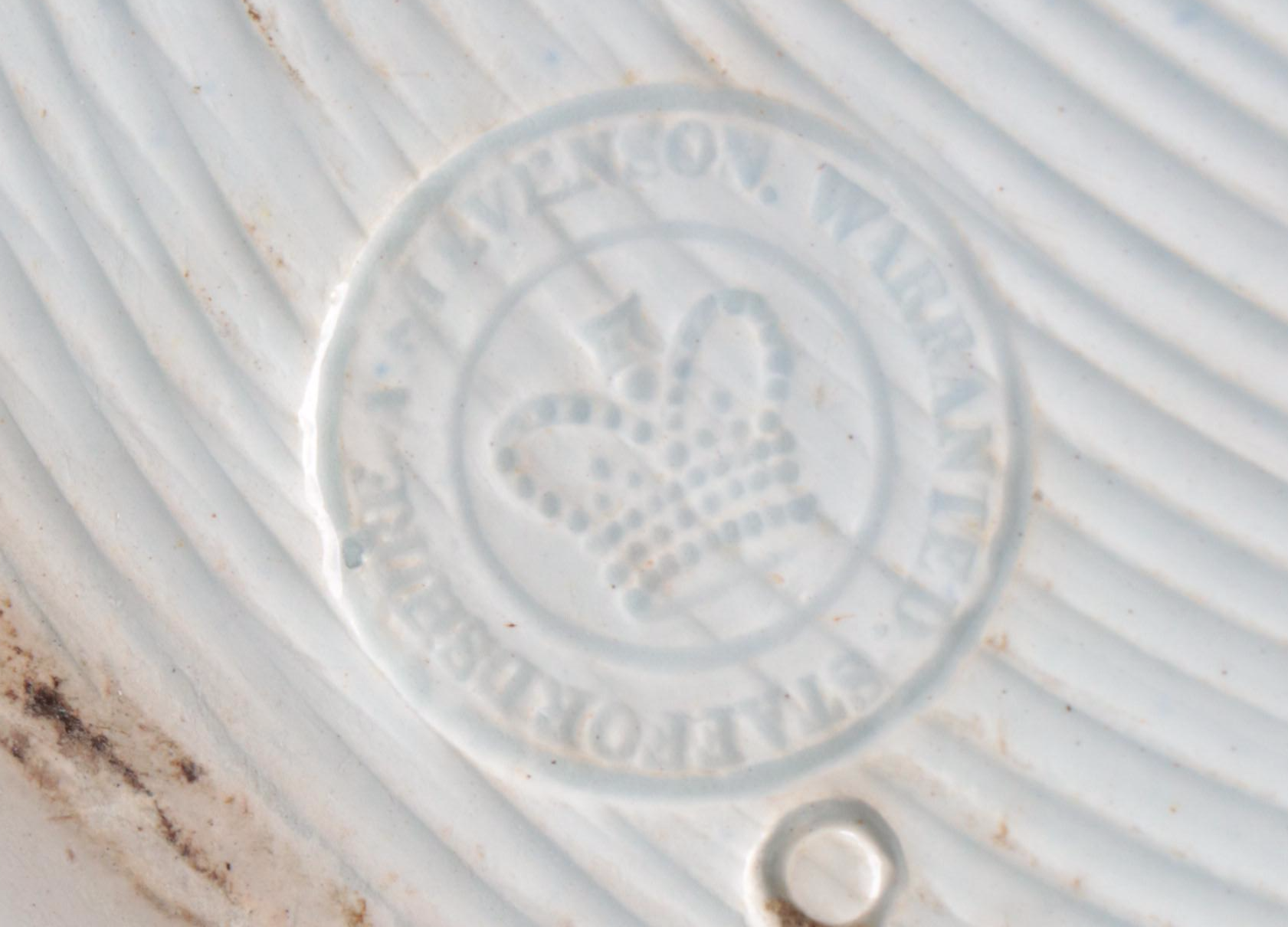 Andrew Stevenson Staffordshire "Tunbridge Castle Surry" Blue Transfer Platter