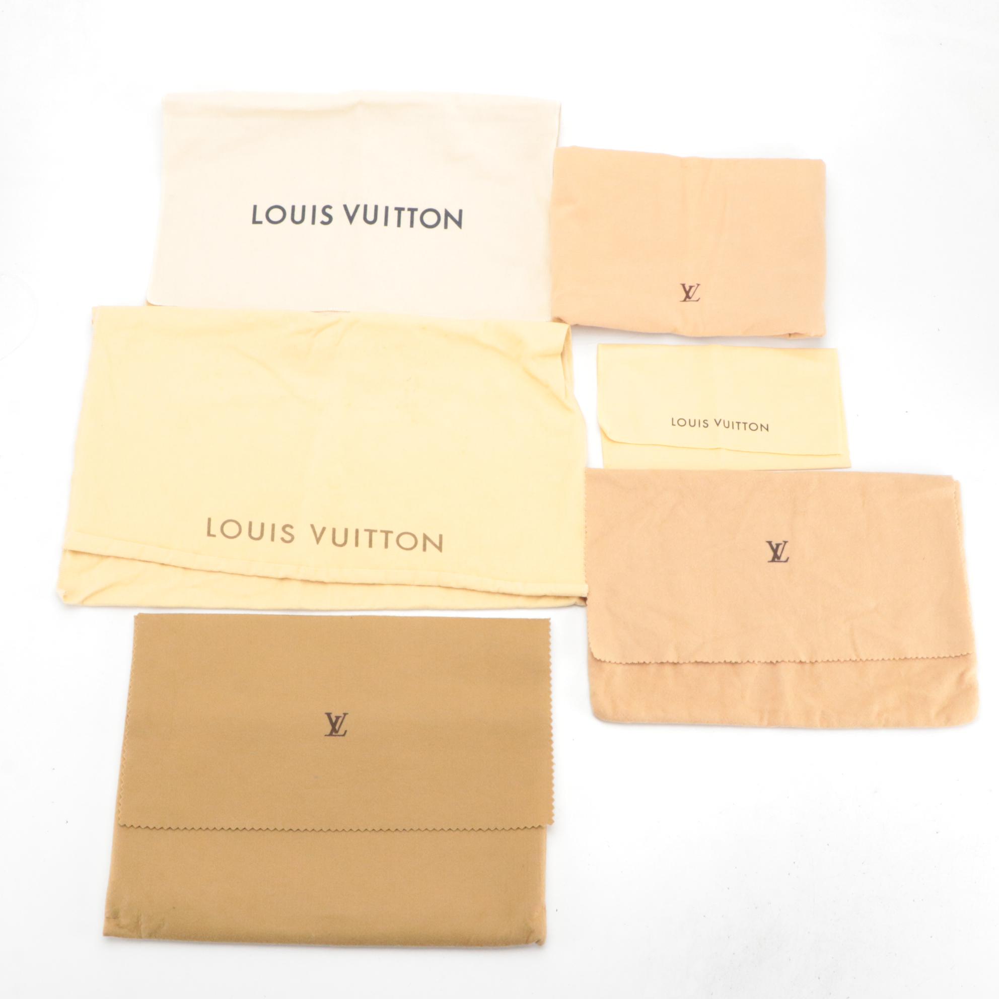 Designer Dust Bags & Retail Shopping Bags Featuring Louis Vuitton, Prada, More