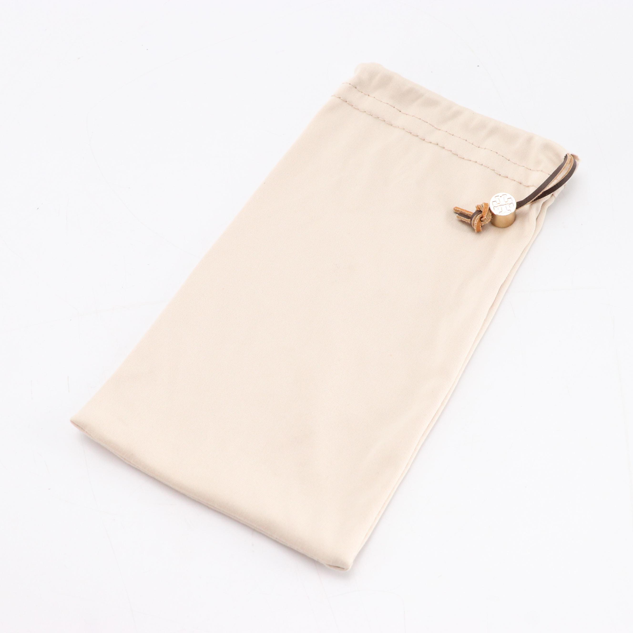 Tory Burch Sunglass Cases in Orange Saffiano Leather