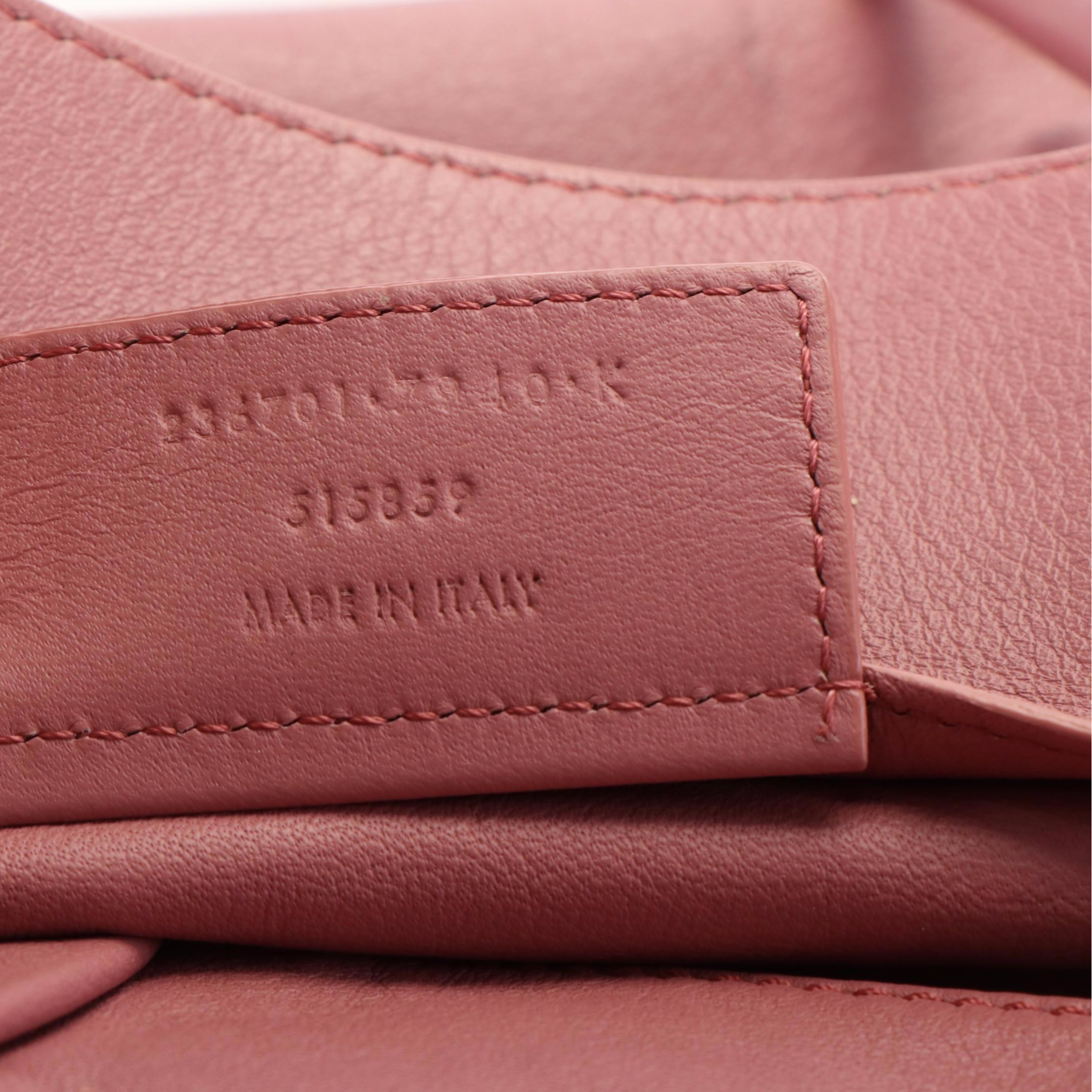 Balenciaga Papier A4 Classic Studs Tote in Pink Calfskin Leather