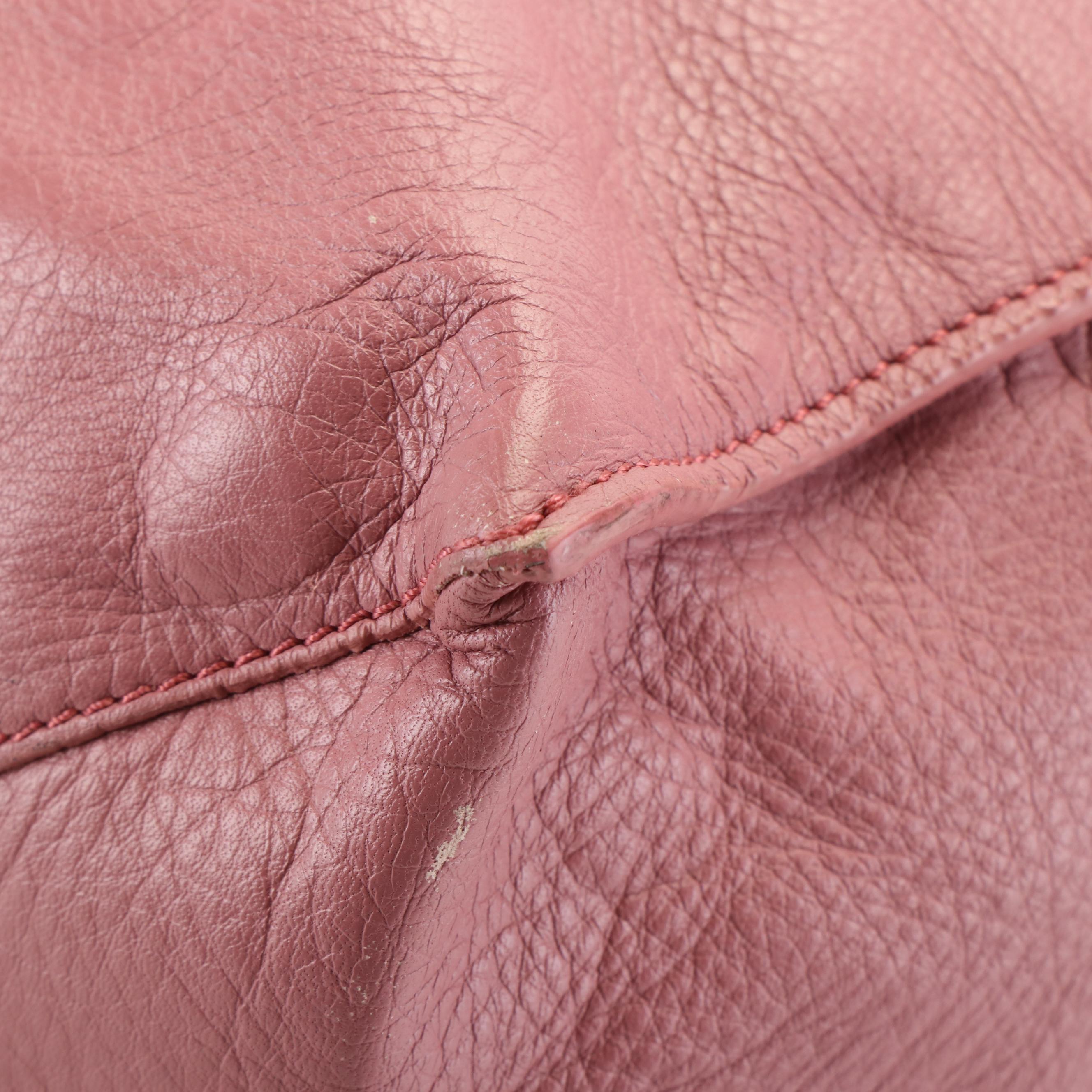 Balenciaga Papier A4 Classic Studs Tote in Pink Calfskin Leather