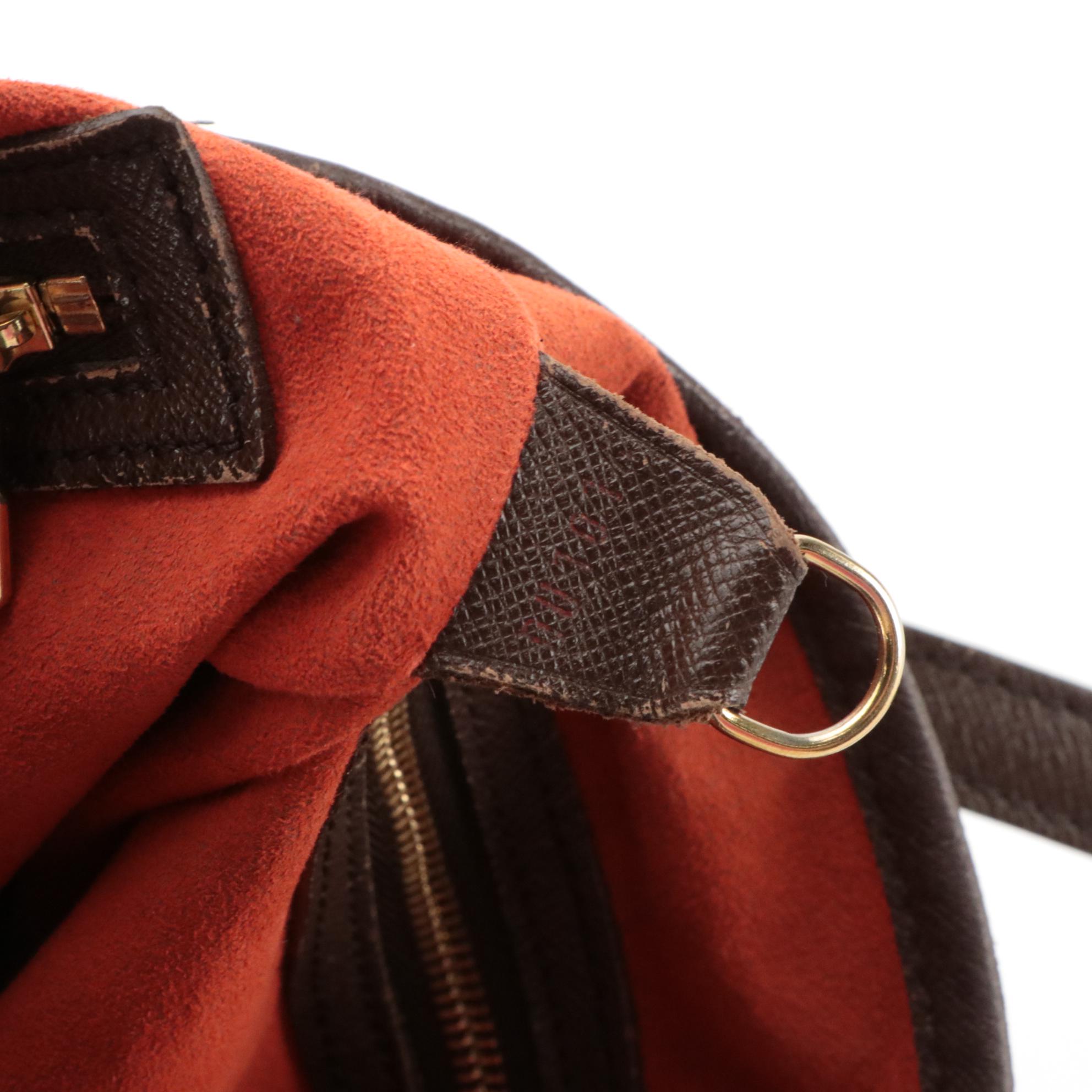 Louis Vuitton Marais Bucket Bag in Damier Ébène Canvas and Leather