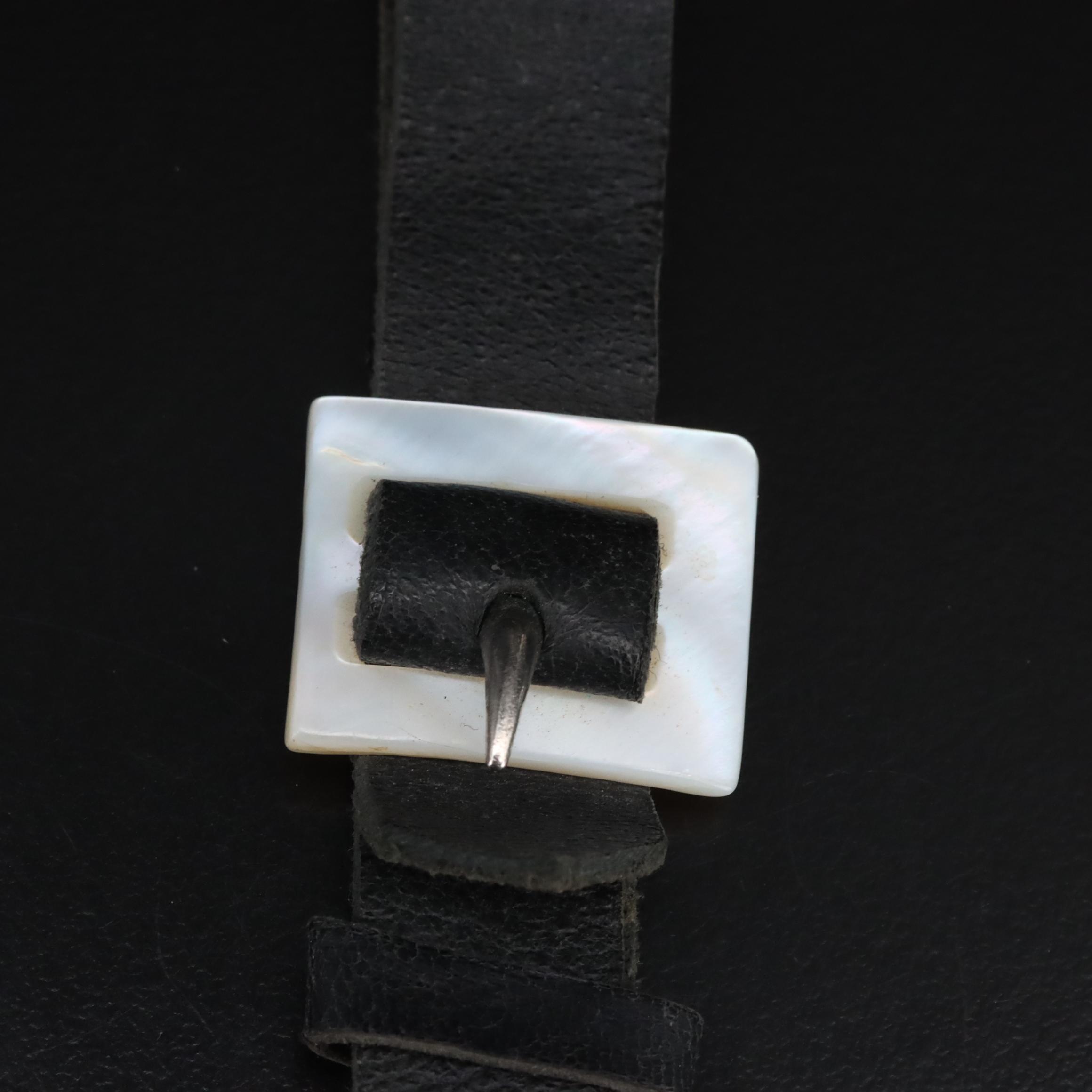 Vintage John Deere Advertisement Fob Including Mother-of-Pearl and Shell