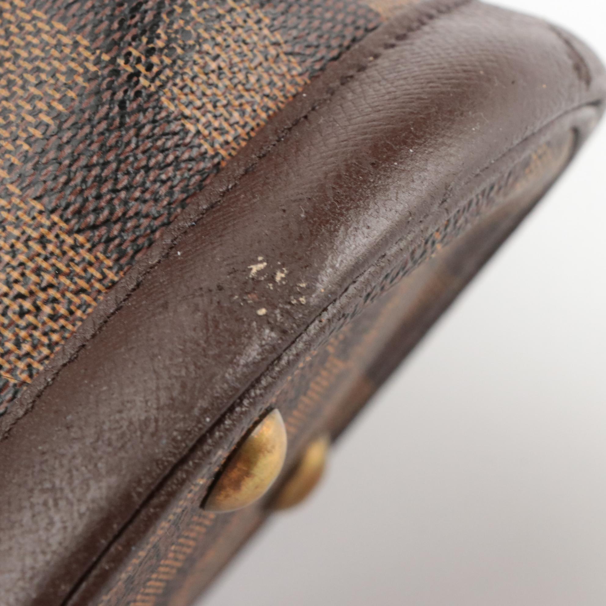 Louis Vuitton Marais Bucket Bag in Damier Ébène Canvas and Leather