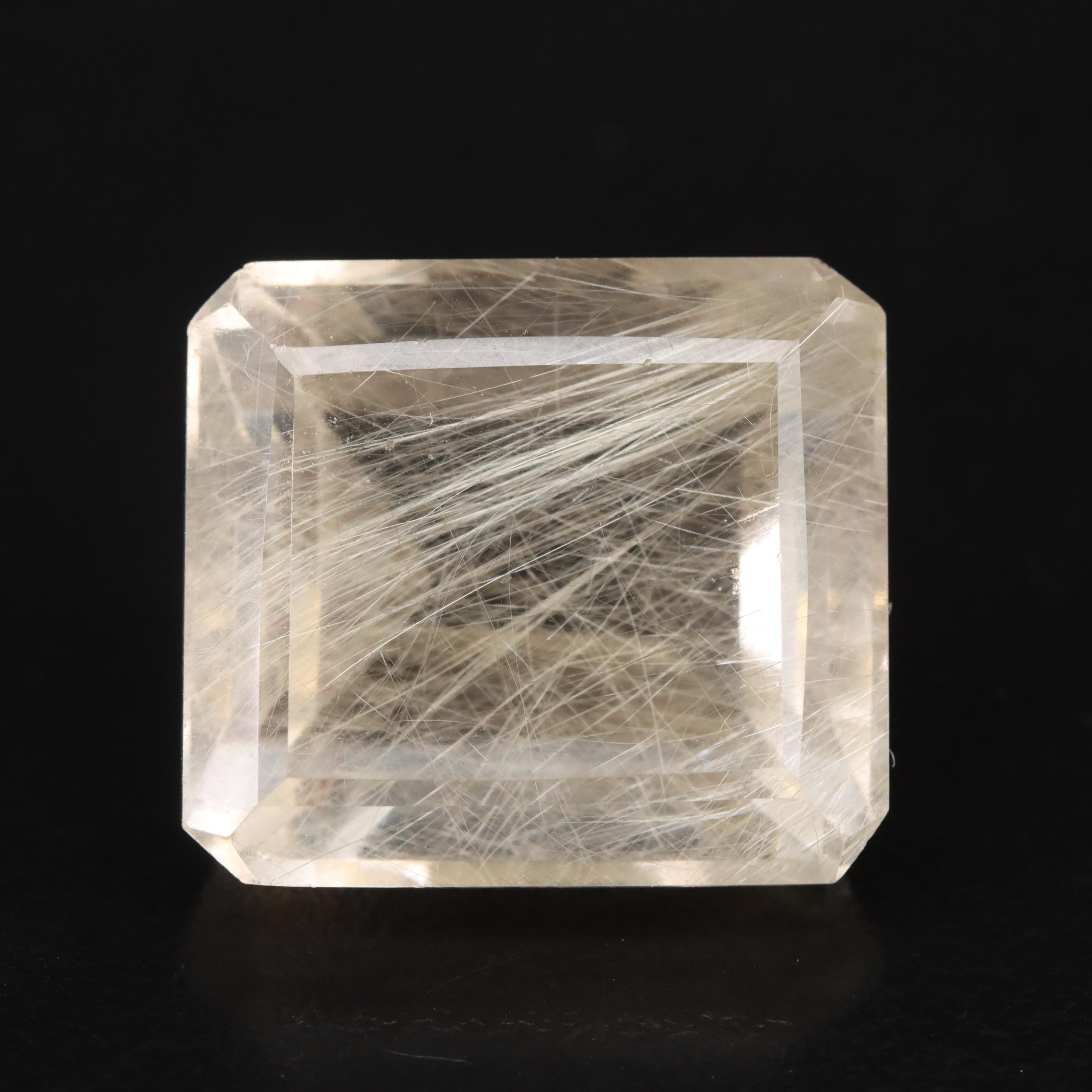 Loose 42.34 CT Rutilated Quartz