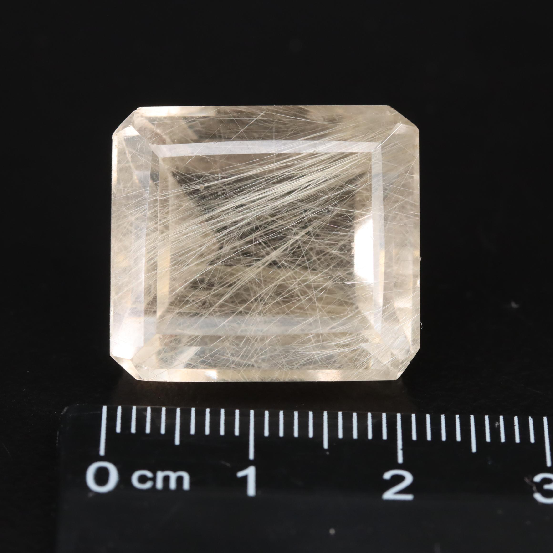 Loose 42.34 CT Rutilated Quartz