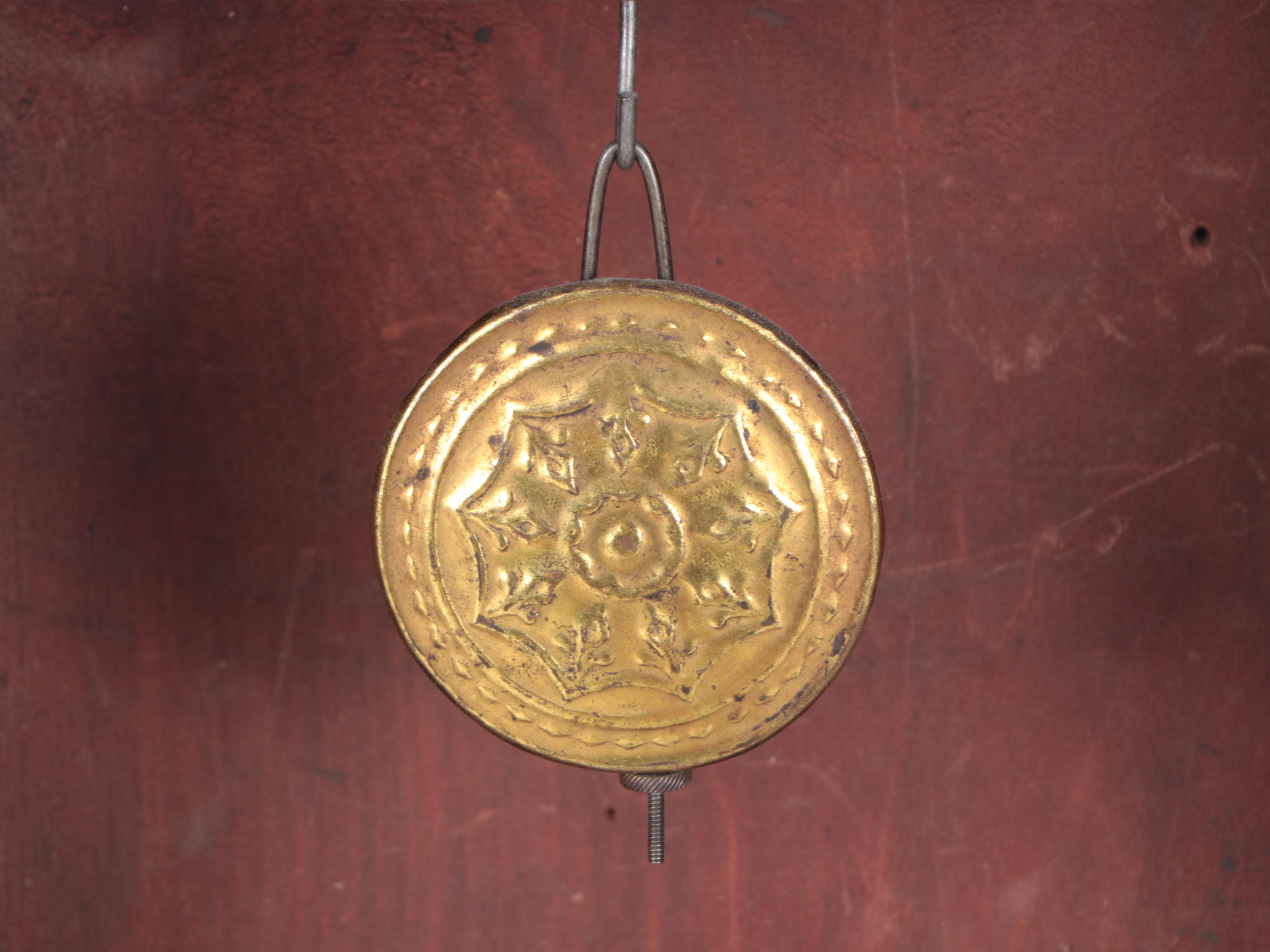 Walnut Inlaid Marquetry Wall Clock, Early 20th Century