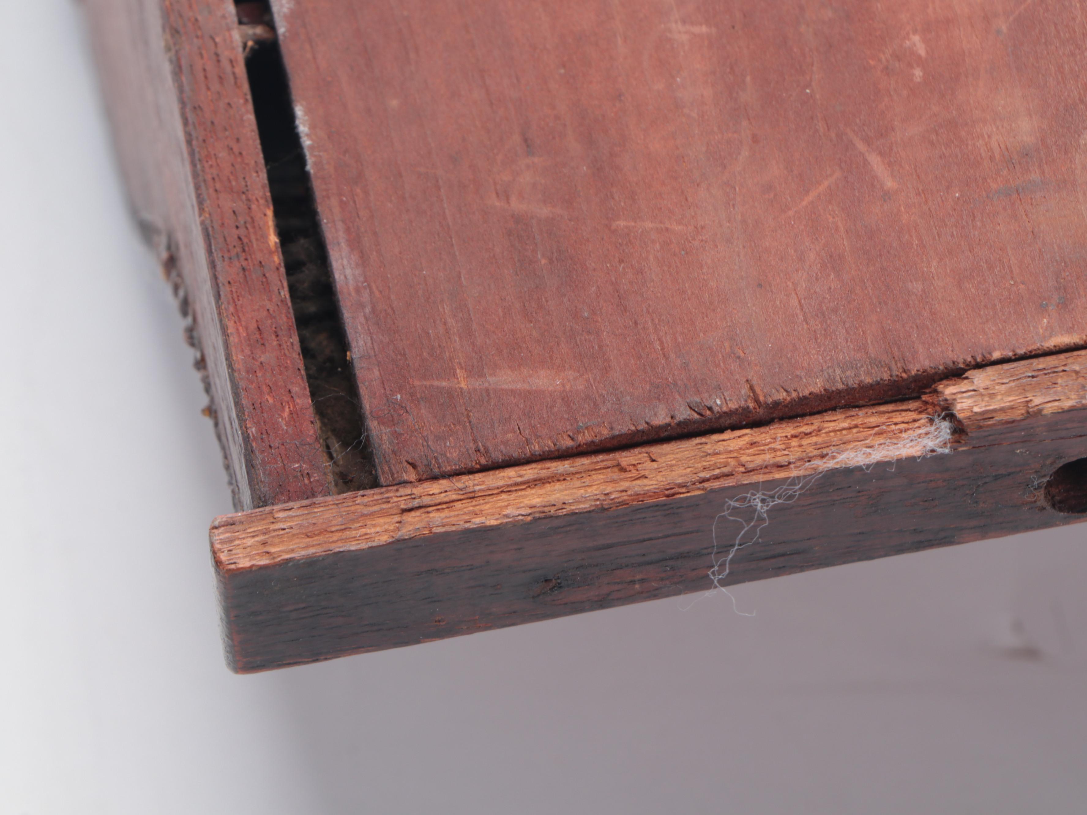 Walnut Inlaid Marquetry Wall Clock, Early 20th Century