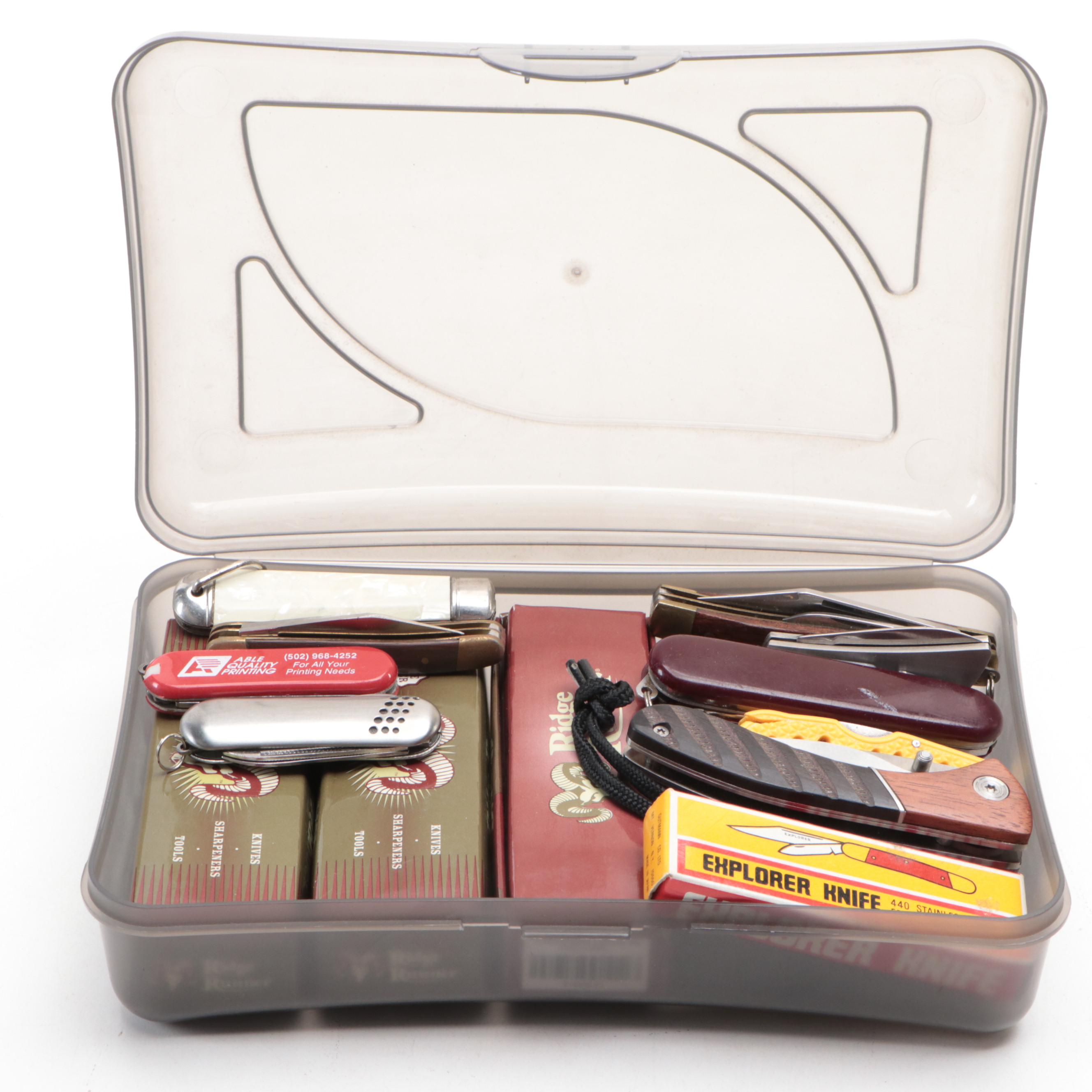 Imperial Lockback Finish Wood Folding Knife with Other Folding Knives and More