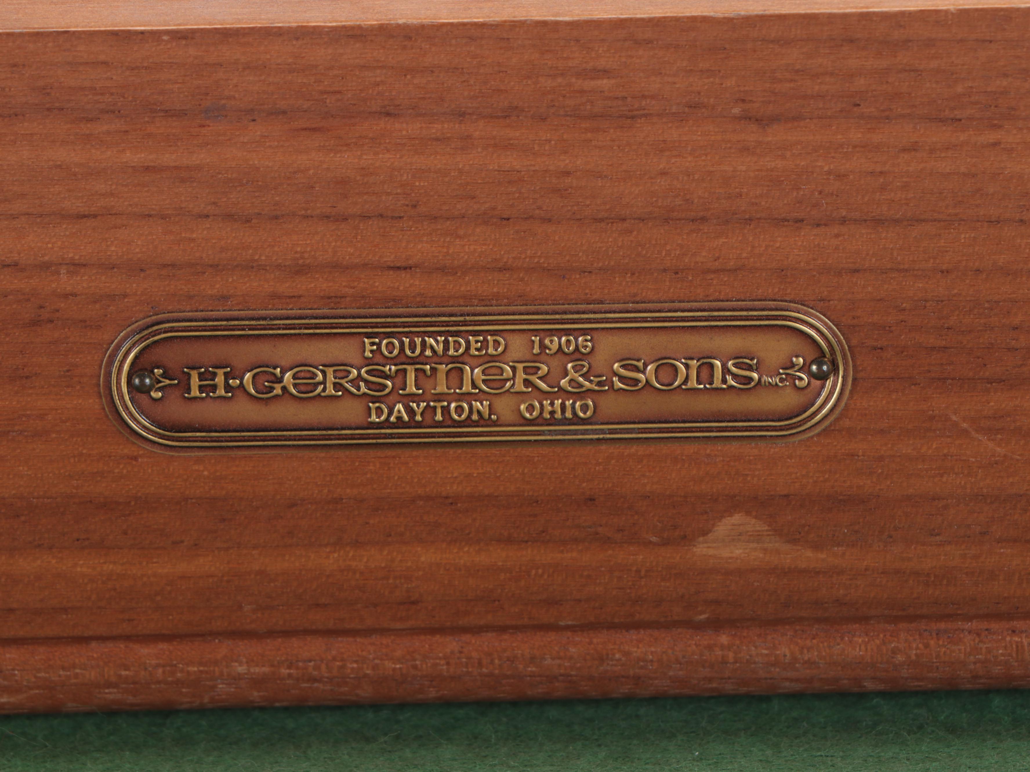 H. Gerstner & Sons Machinist's Oak 12-Drawer Tool Chest