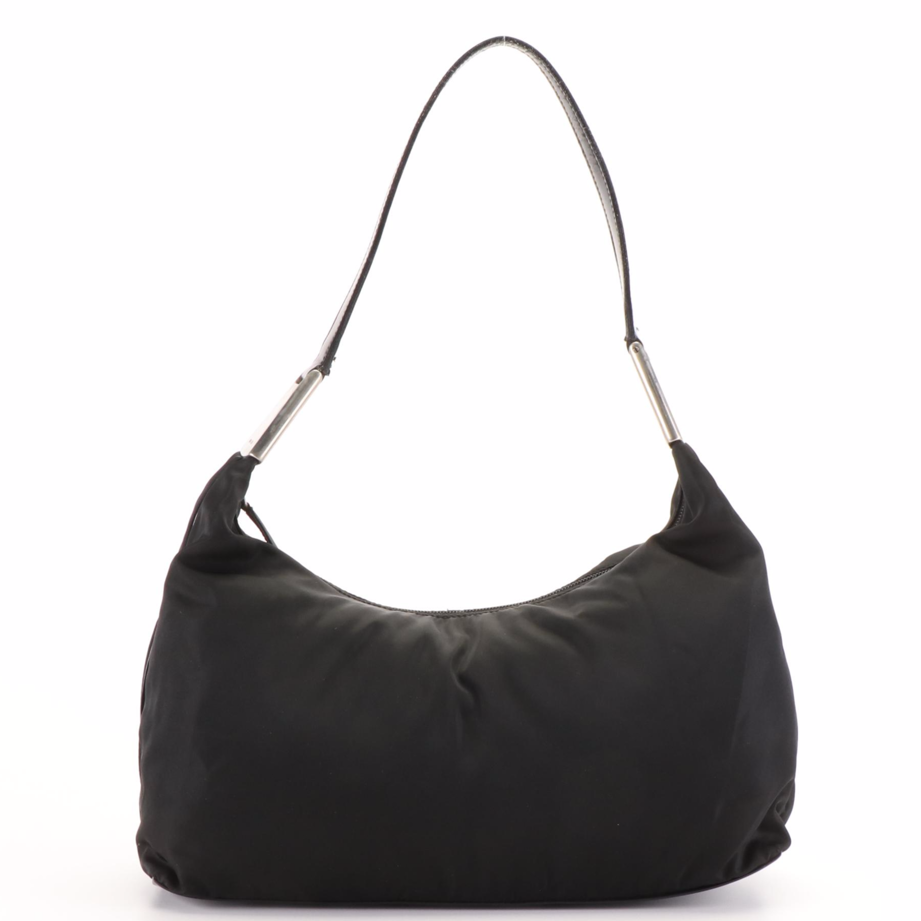 Prada Black Tessuto Nylon Hobo Bag