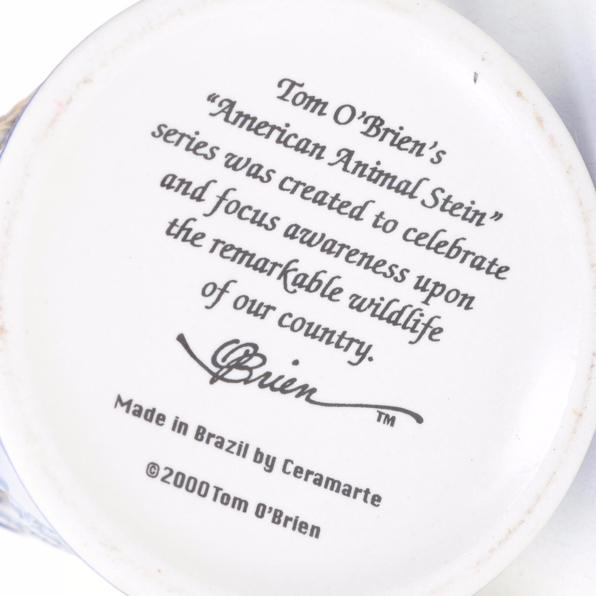 Zoller & Born West German Beer Stein with Avon "Grey Wolf" Stein and a Tray