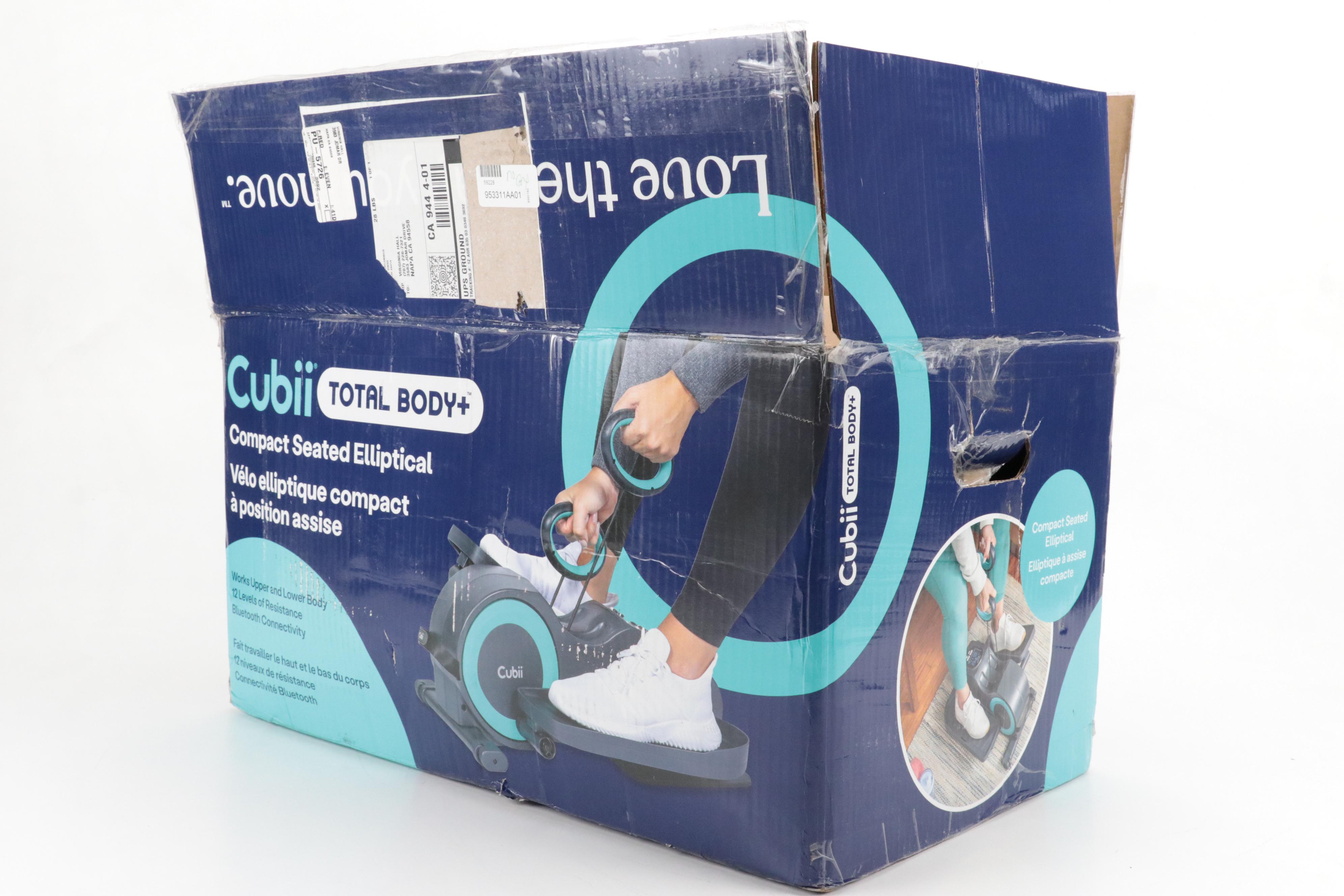 Cubii "Total Body" Compact Seated Elliptical, Contemporary