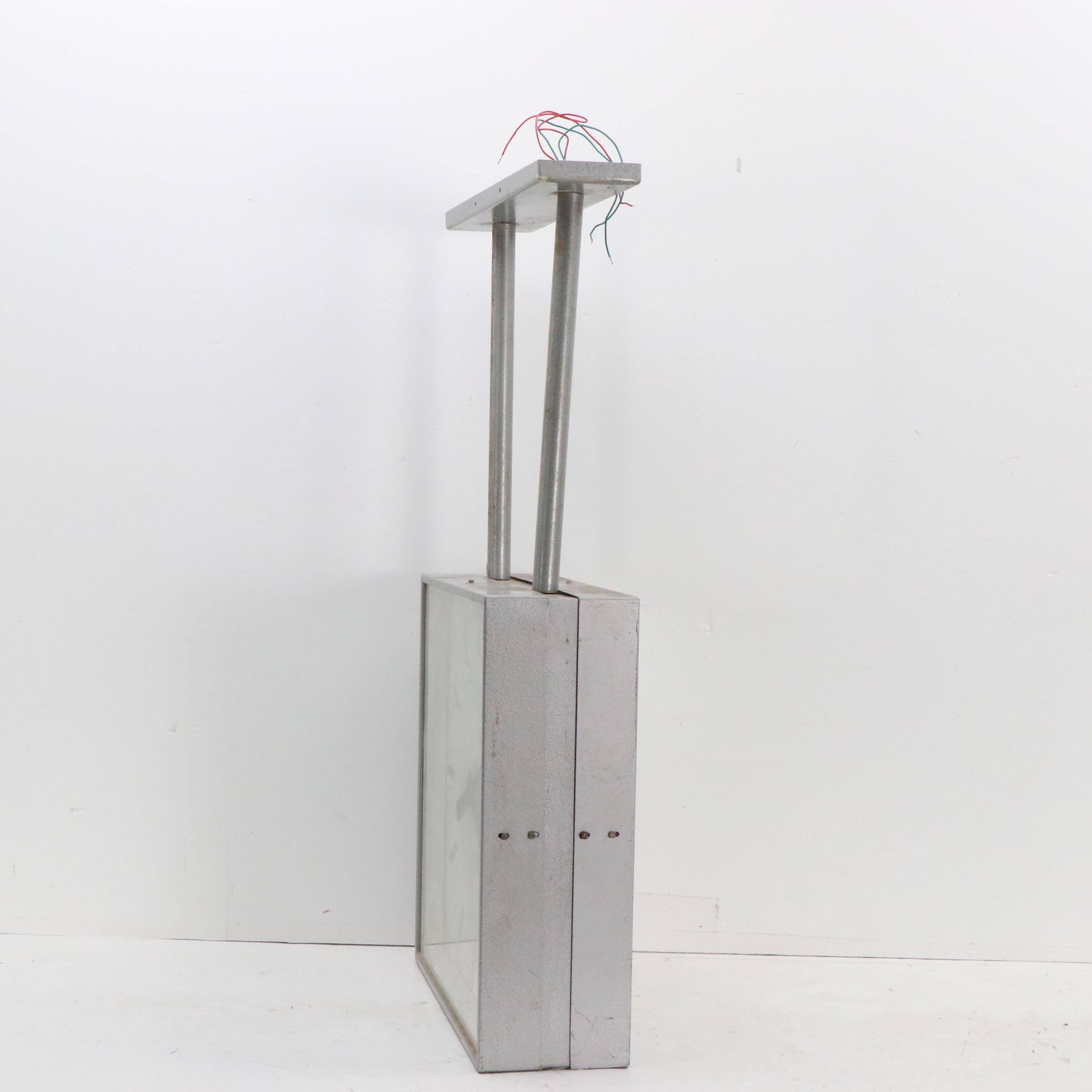 Mid Century Modern Style Industrial Double Sided Factory Clock