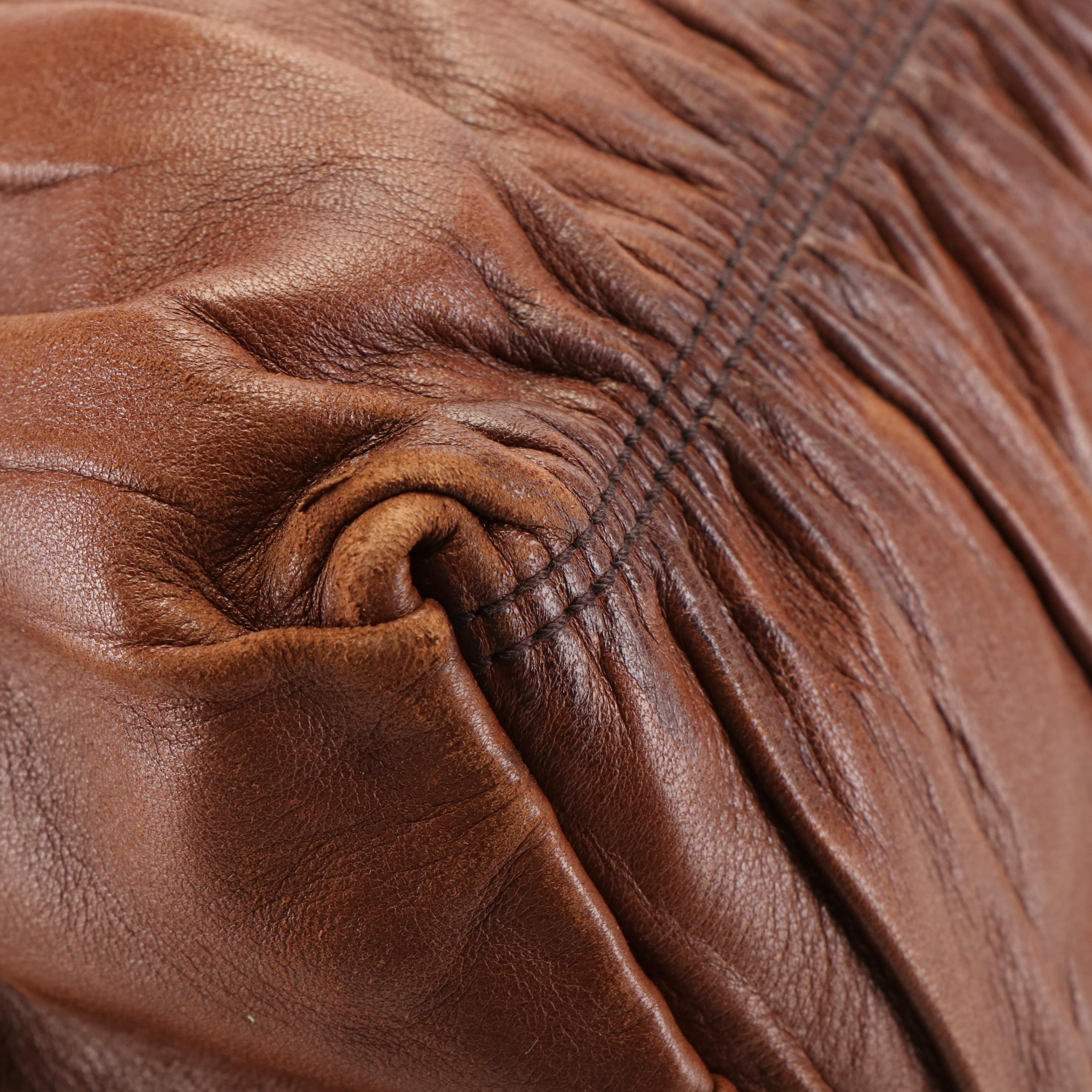 Prada Tote Bag in Brown Nappa Gaufre Leather