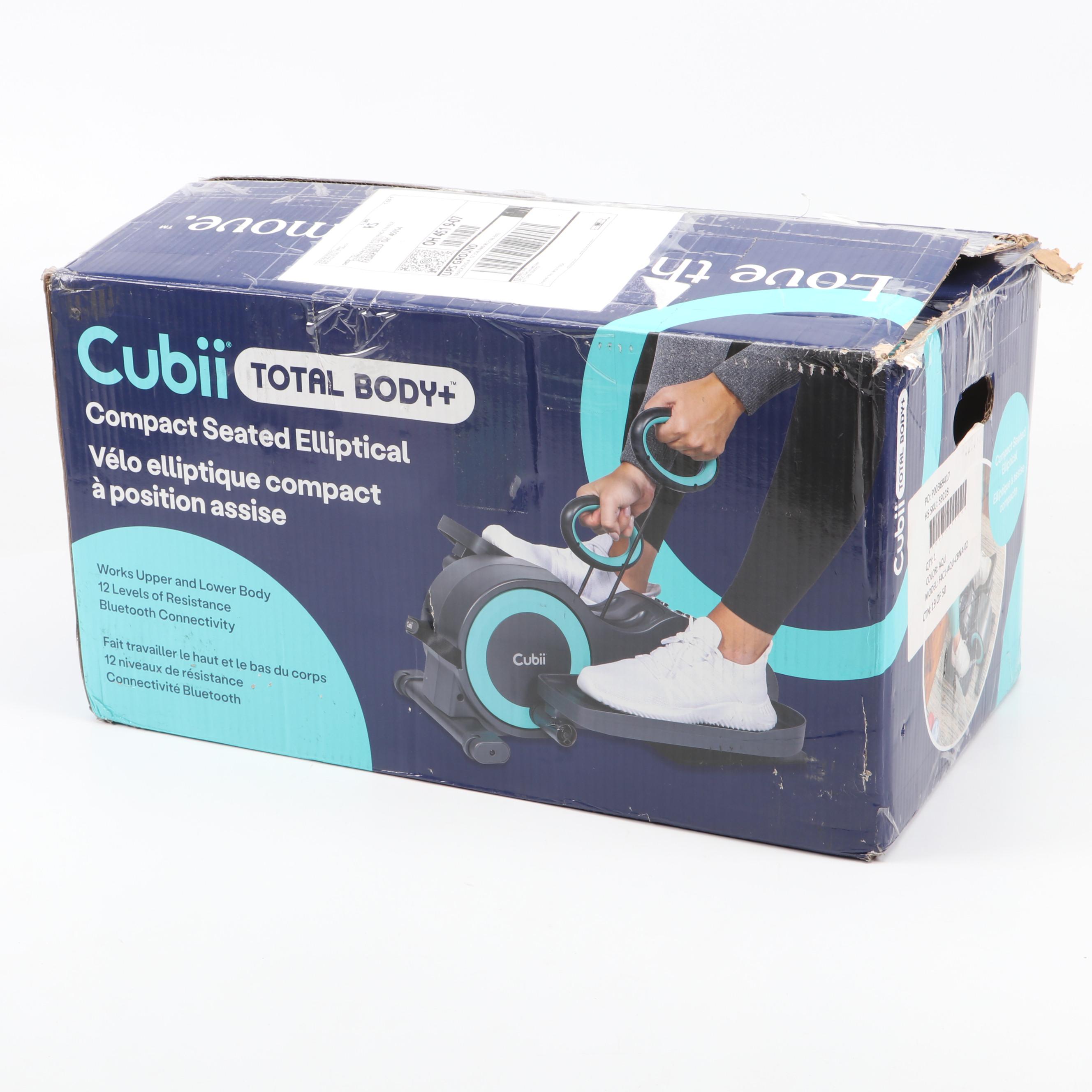 Cubii "Total Body" Compact Seated Elliptical, Contemporary