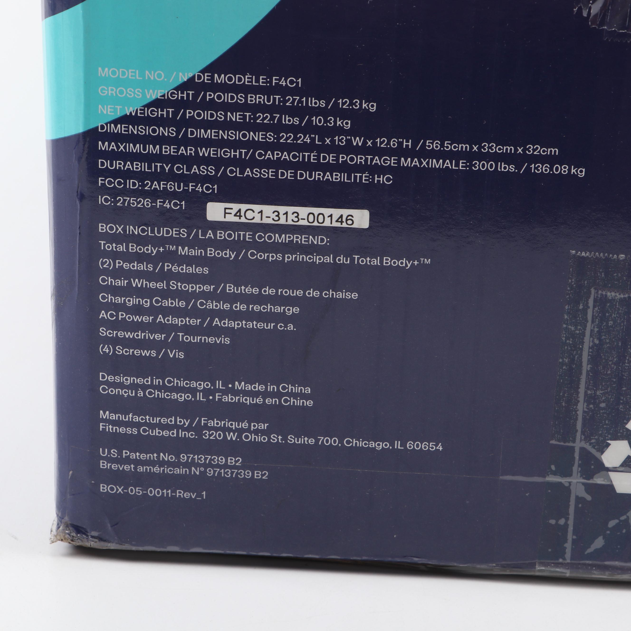 Cubii "Total Body" Compact Seated Elliptical, Contemporary