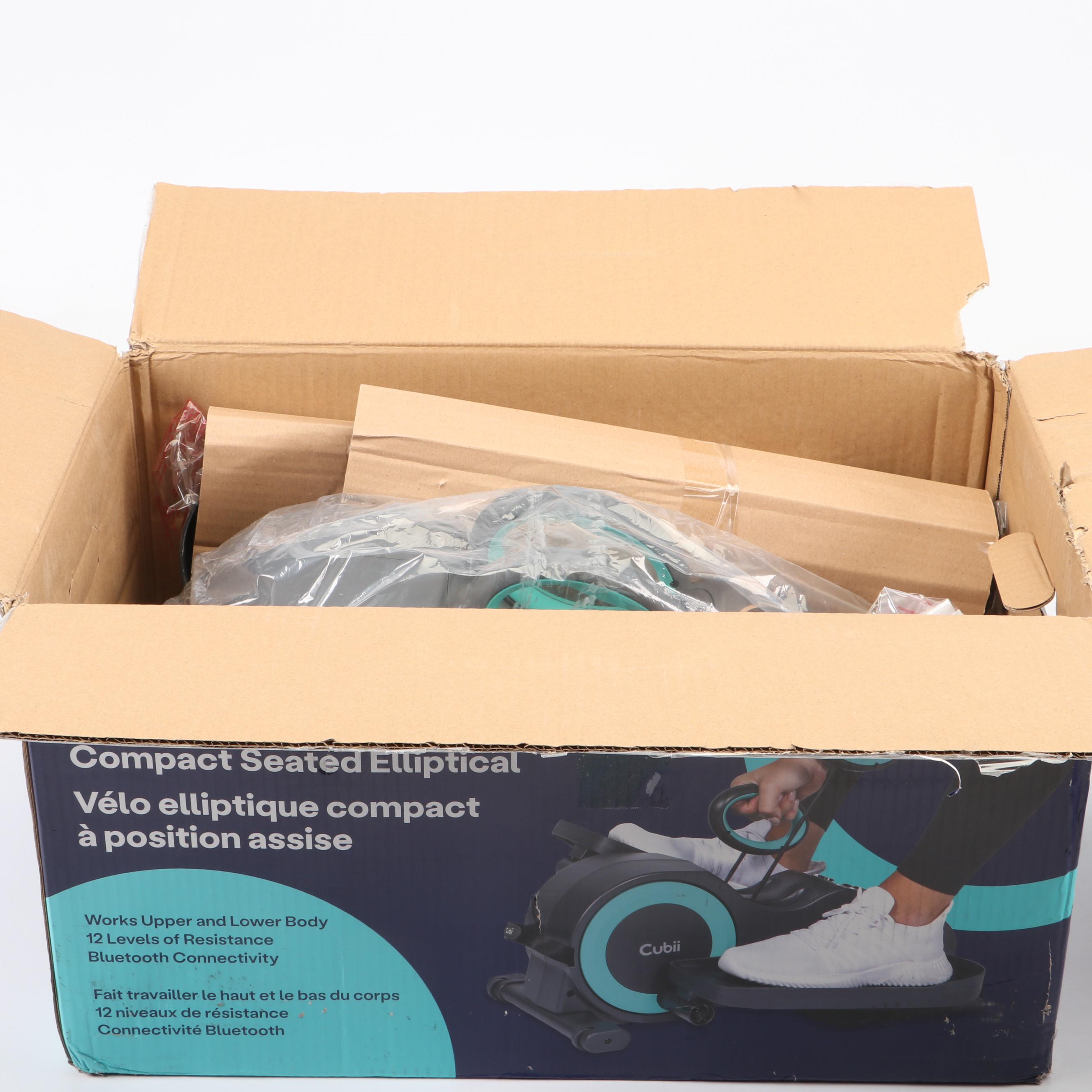 Cubii "Total Body" Compact Seated Elliptical, Contemporary