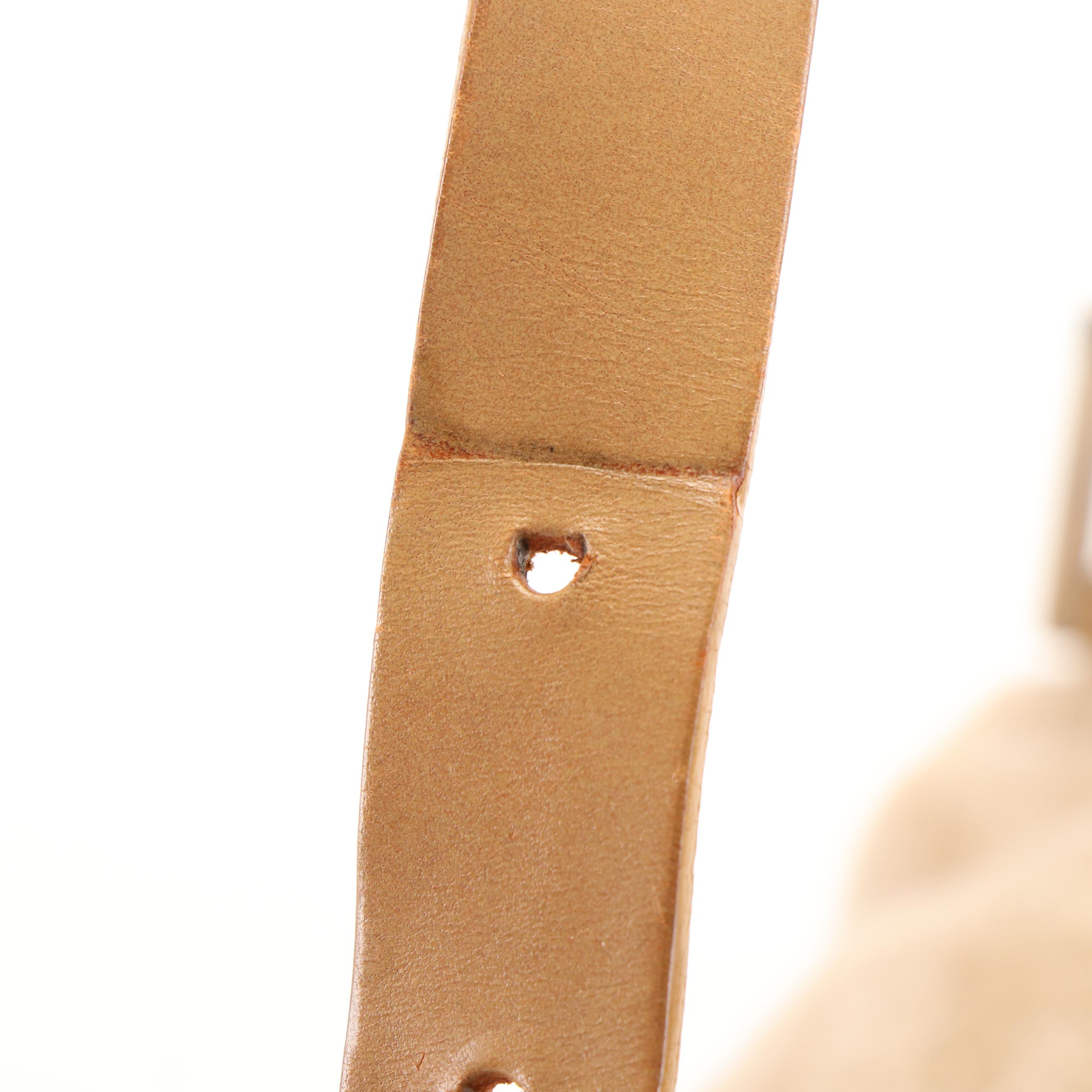 Fendi Wool Zucca and Leather Baguette