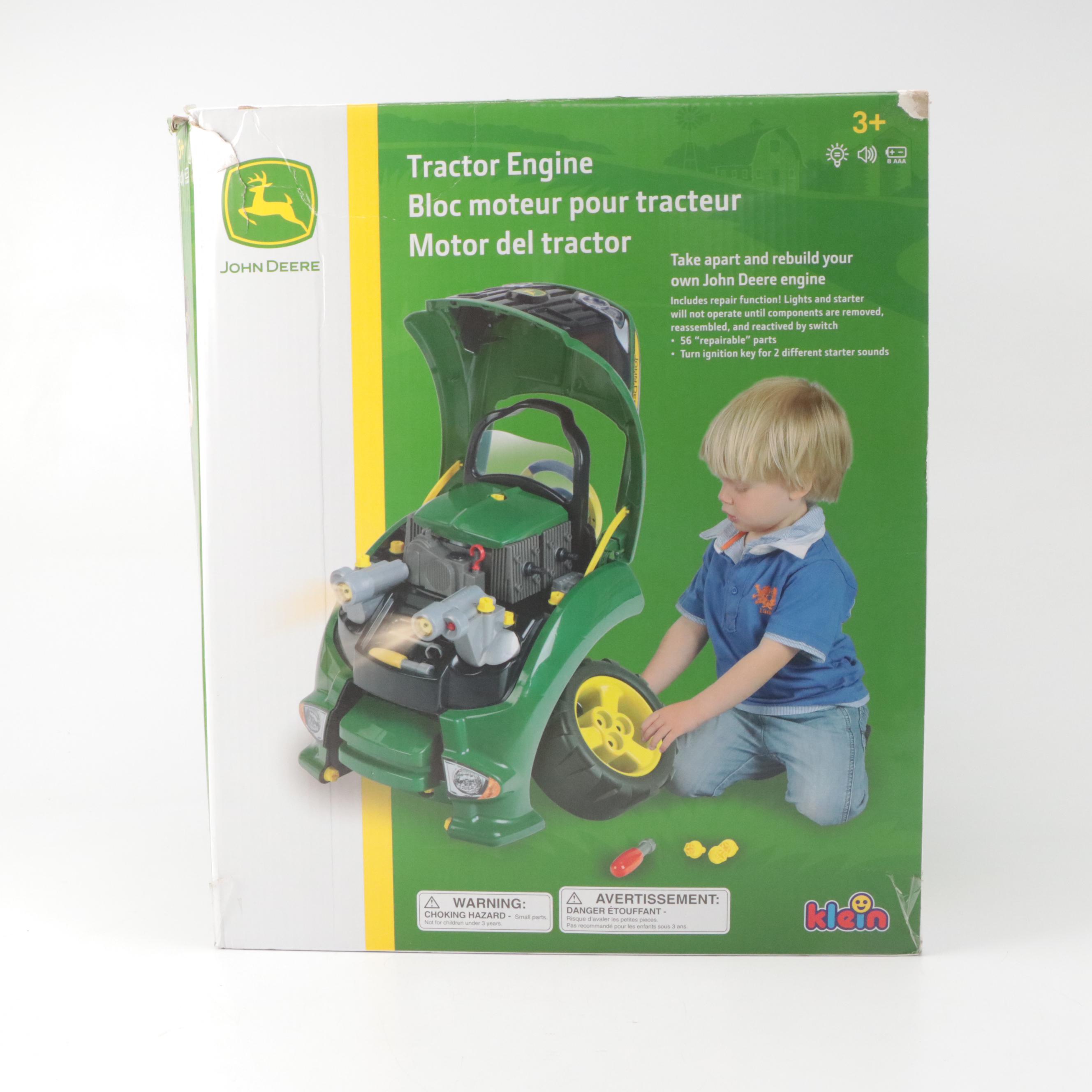 Klein John Deere Buildable Tractor Engine Play Set