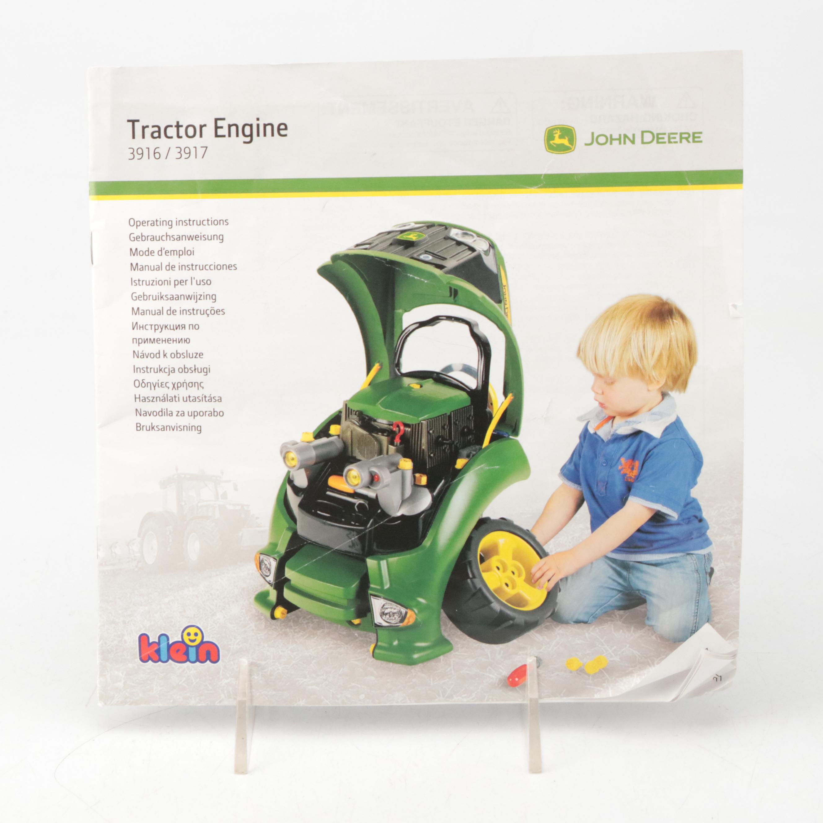 Klein John Deere Buildable Tractor Engine Play Set