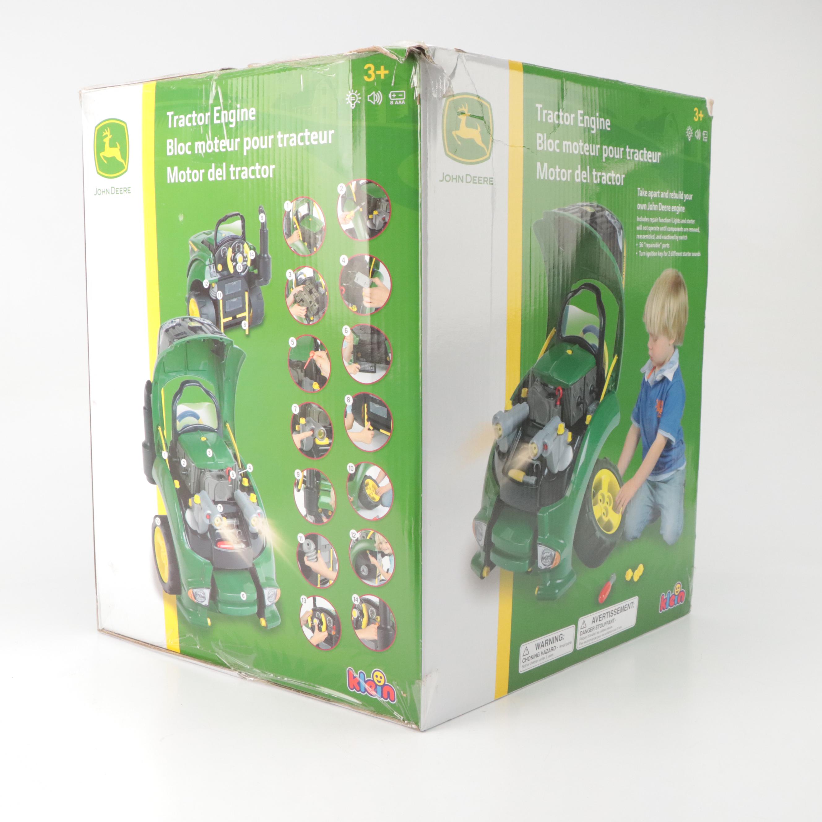 Klein John Deere Buildable Tractor Engine Play Set