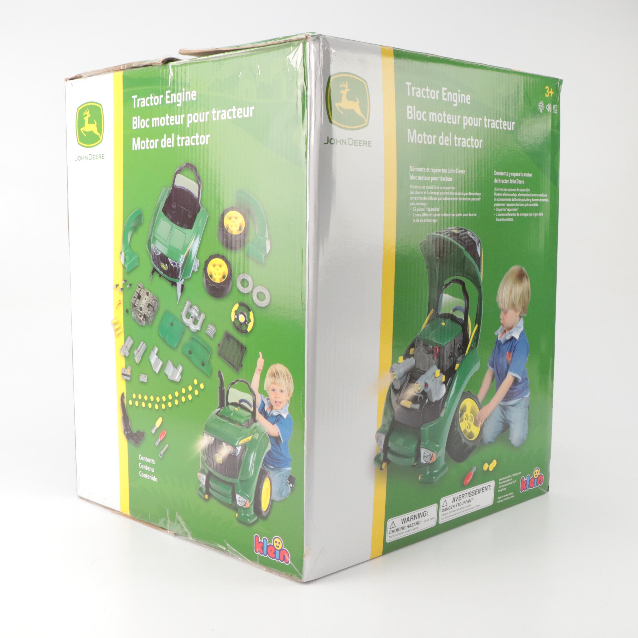 Klein John Deere Buildable Tractor Engine Play Set
