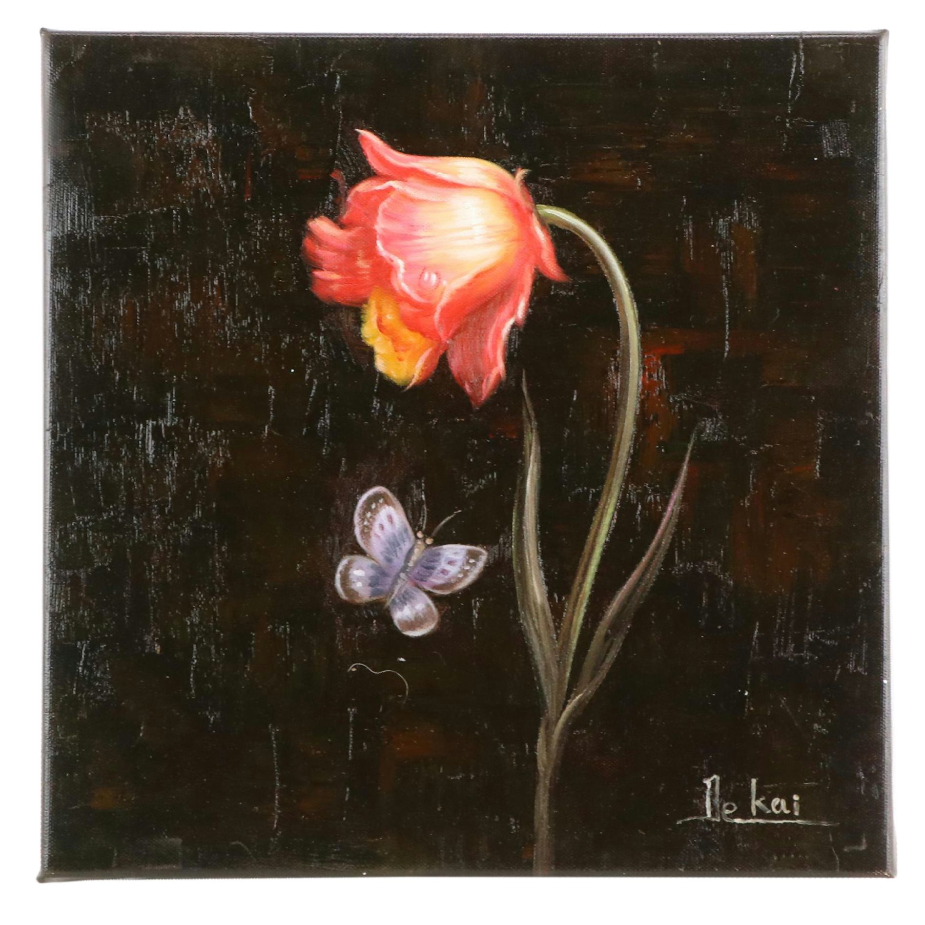 Dekai Floral Oil Painting, 21st Century