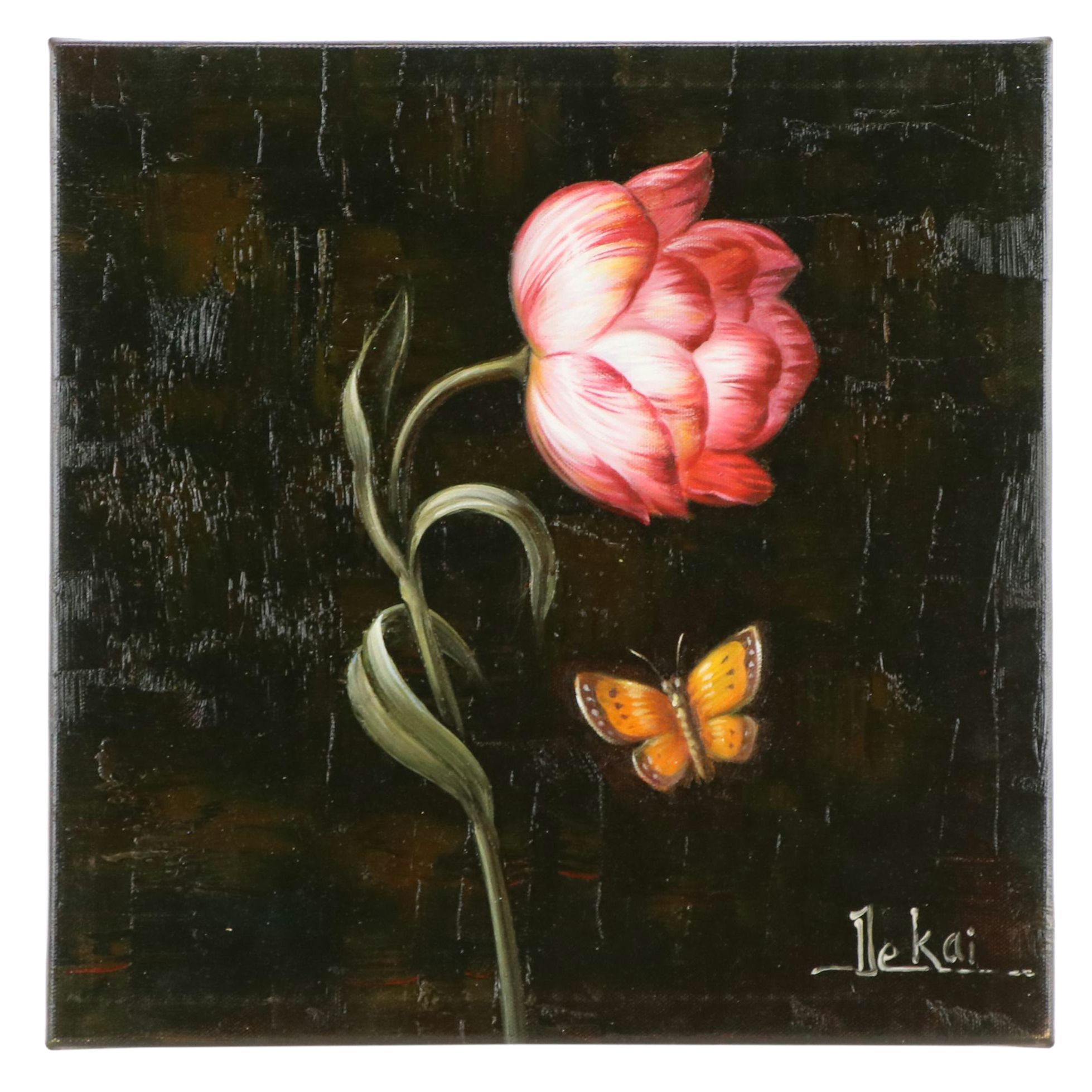 Dekai Floral Oil Painting, 21st Century