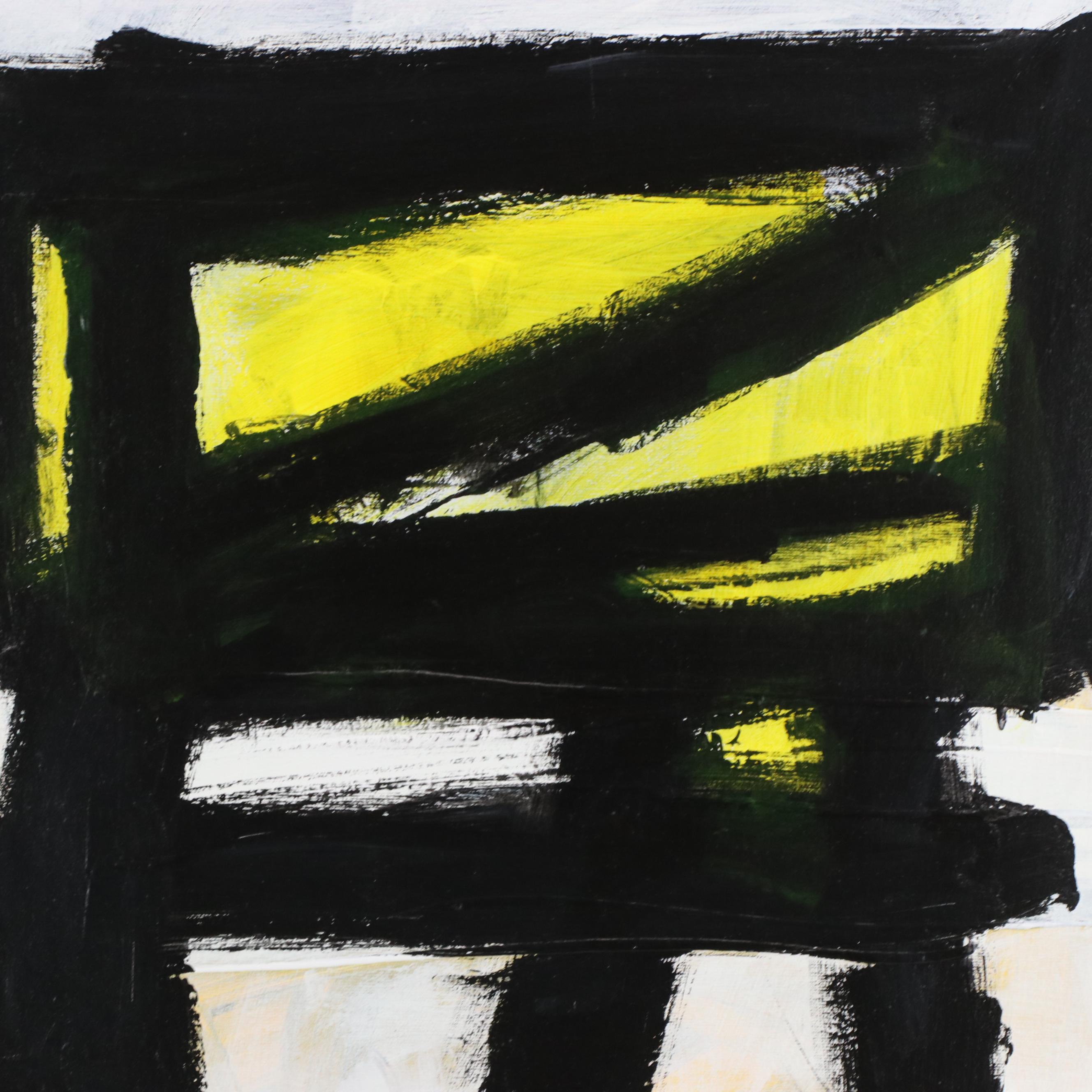 Robbie Kemper Abstract Acrylic Painting "Lantern," 21st Century