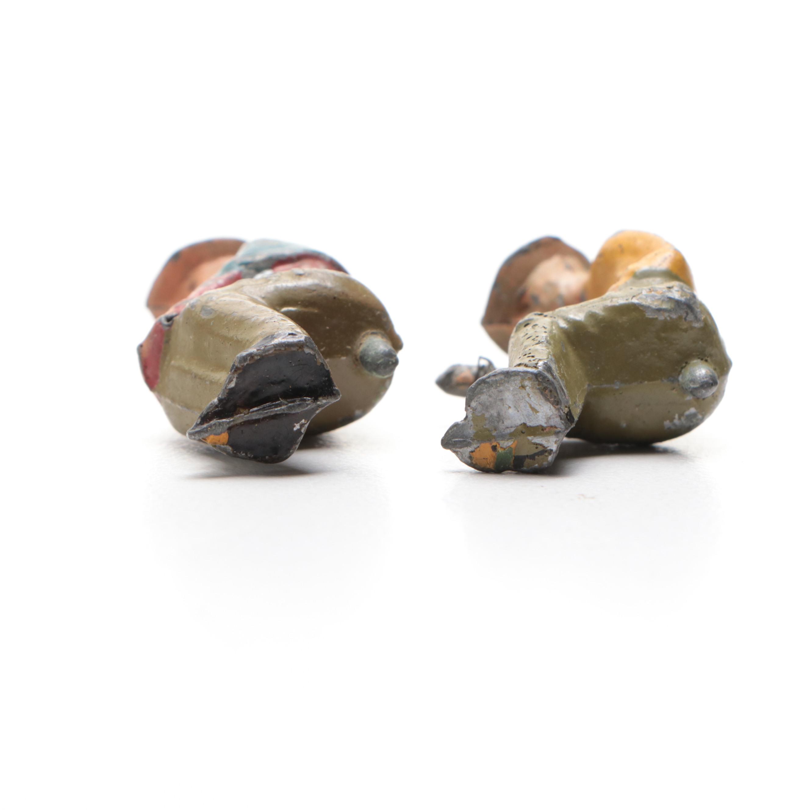 French and Other Cast Metal Wagon Toys, Early to Mid-20th Century